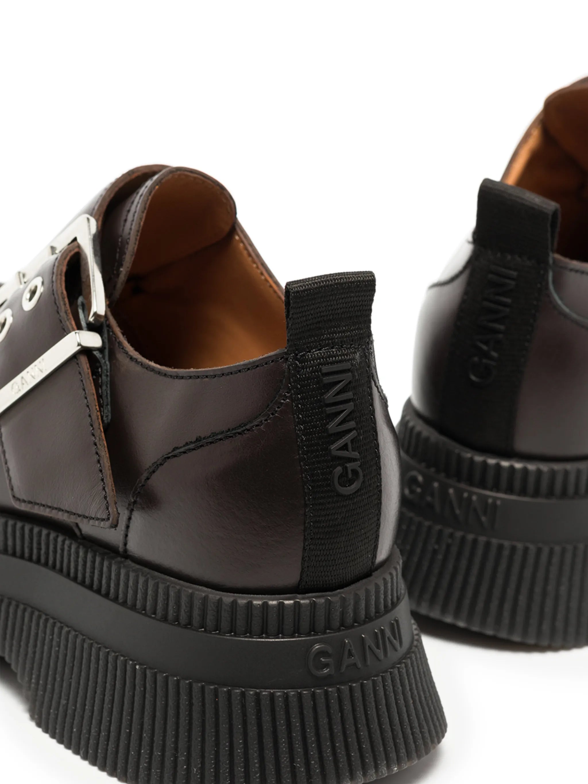 buckled flatform shoes