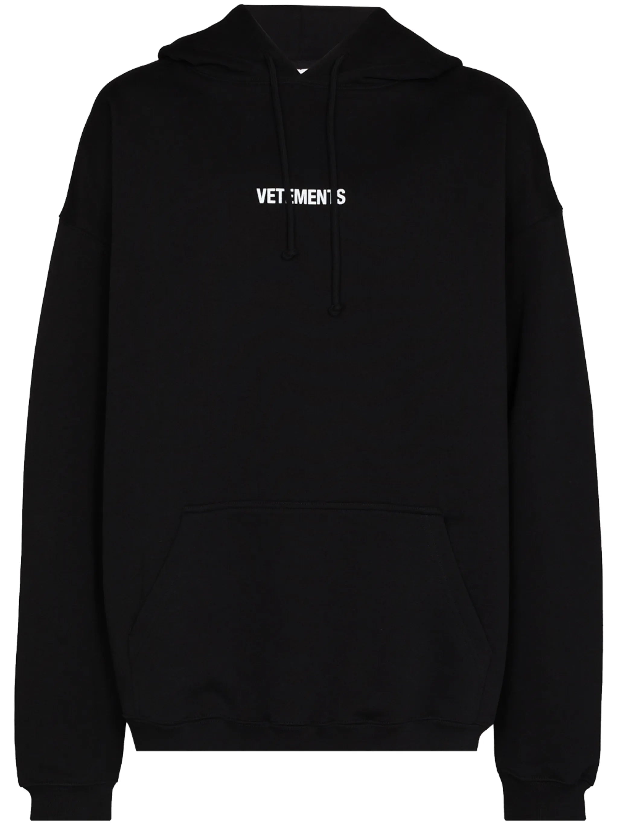 exposed-label oversized hoodie