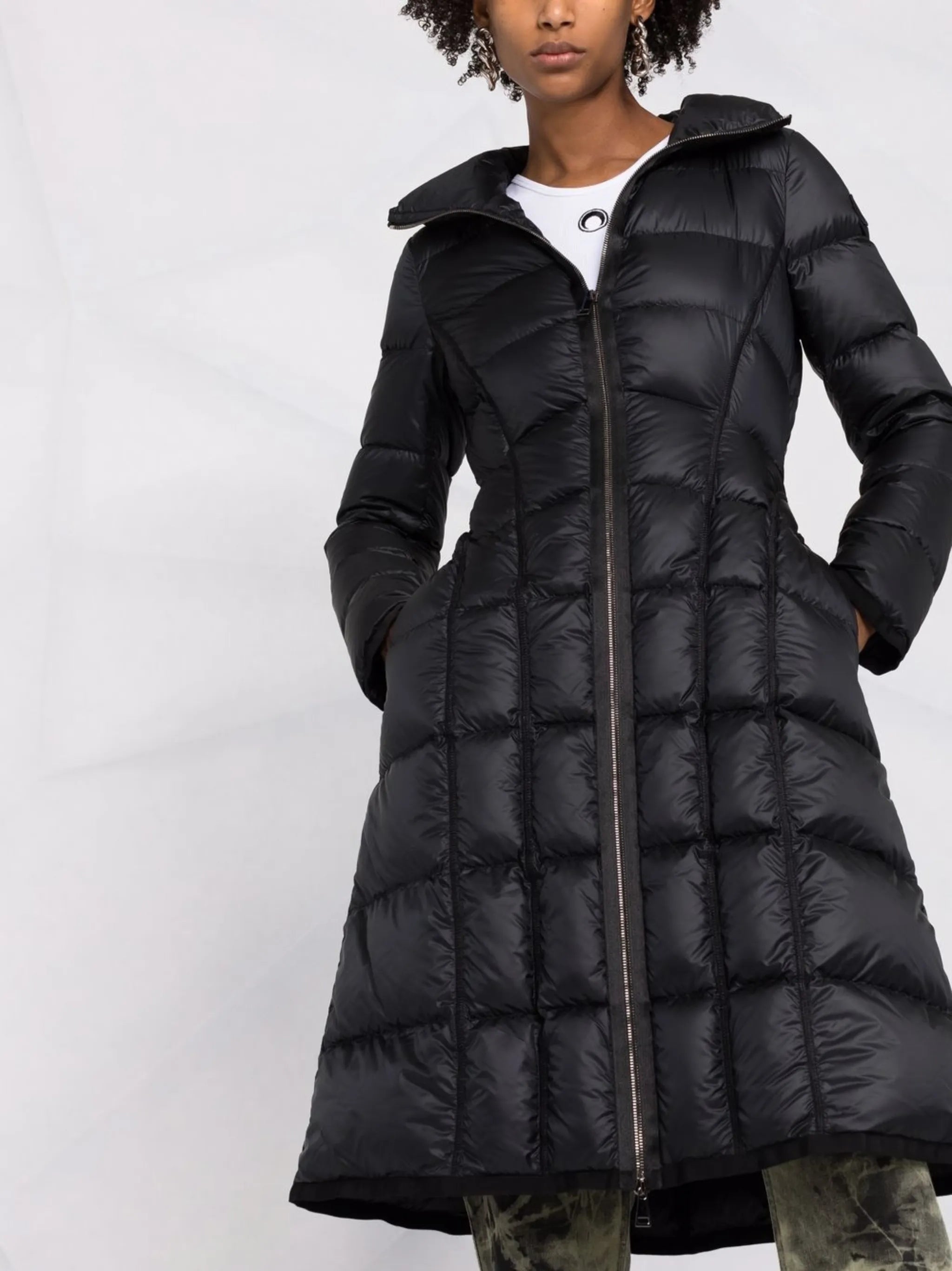 long-sleeve padded coat