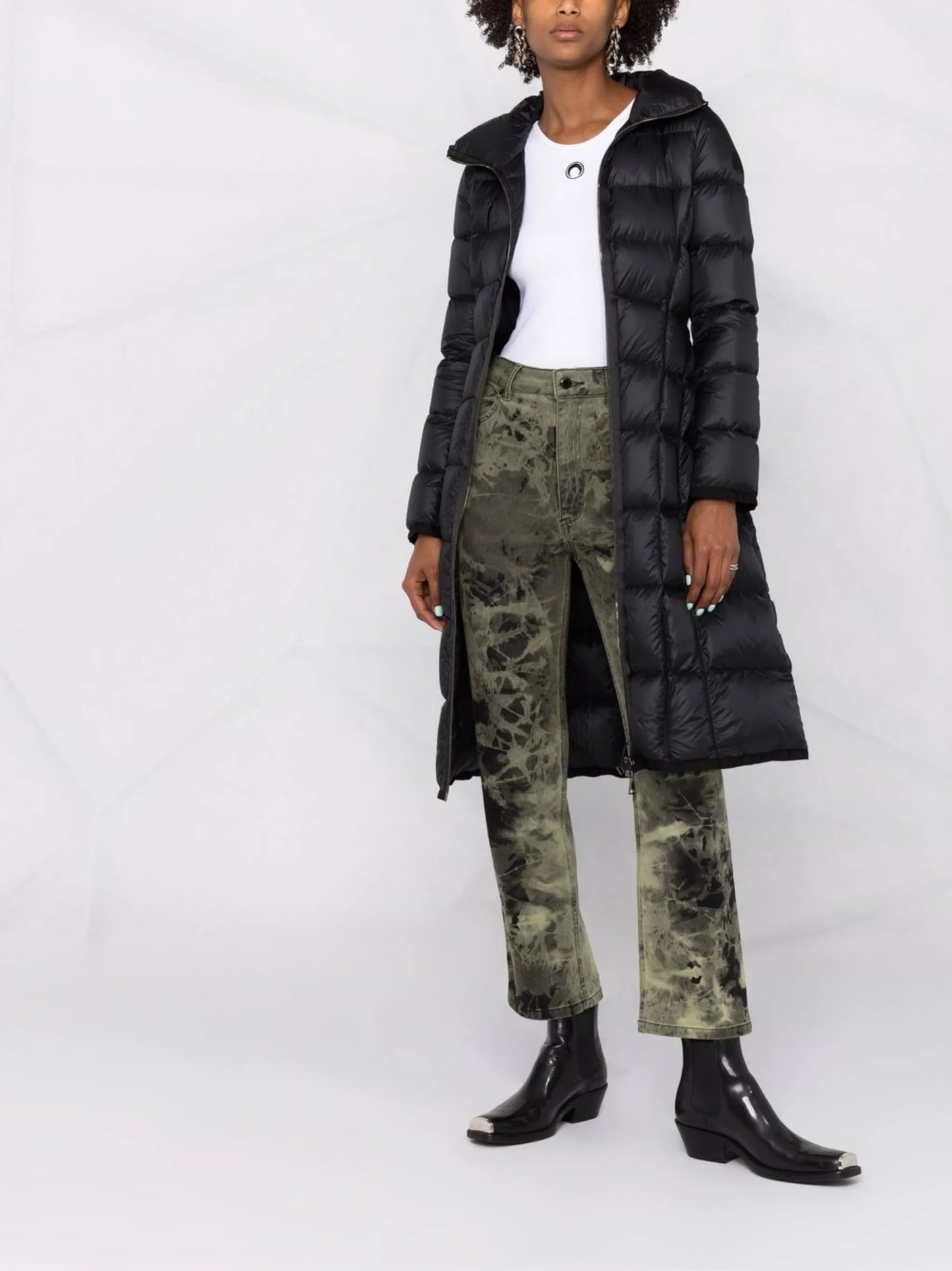 long-sleeve padded coat