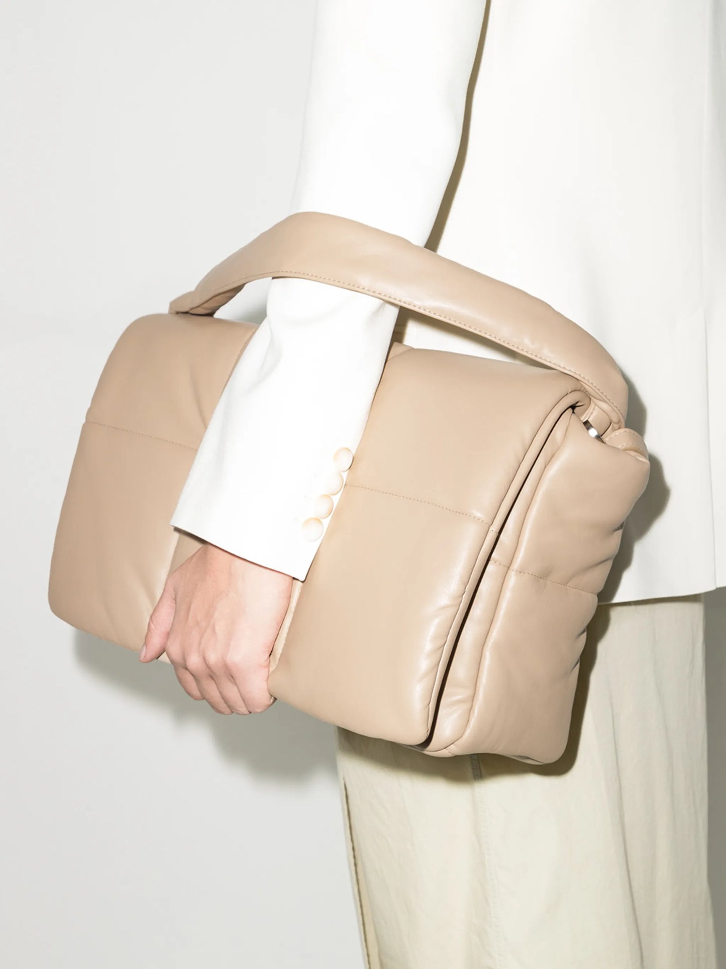 Wanda padded quilted shoulder bag