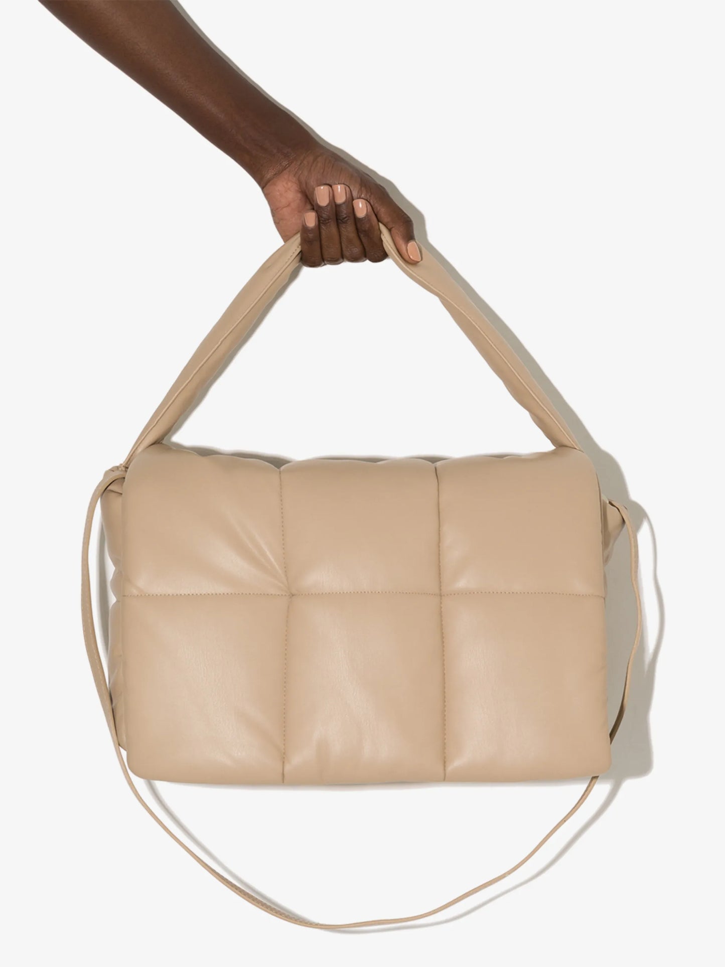 Wanda padded quilted shoulder bag
