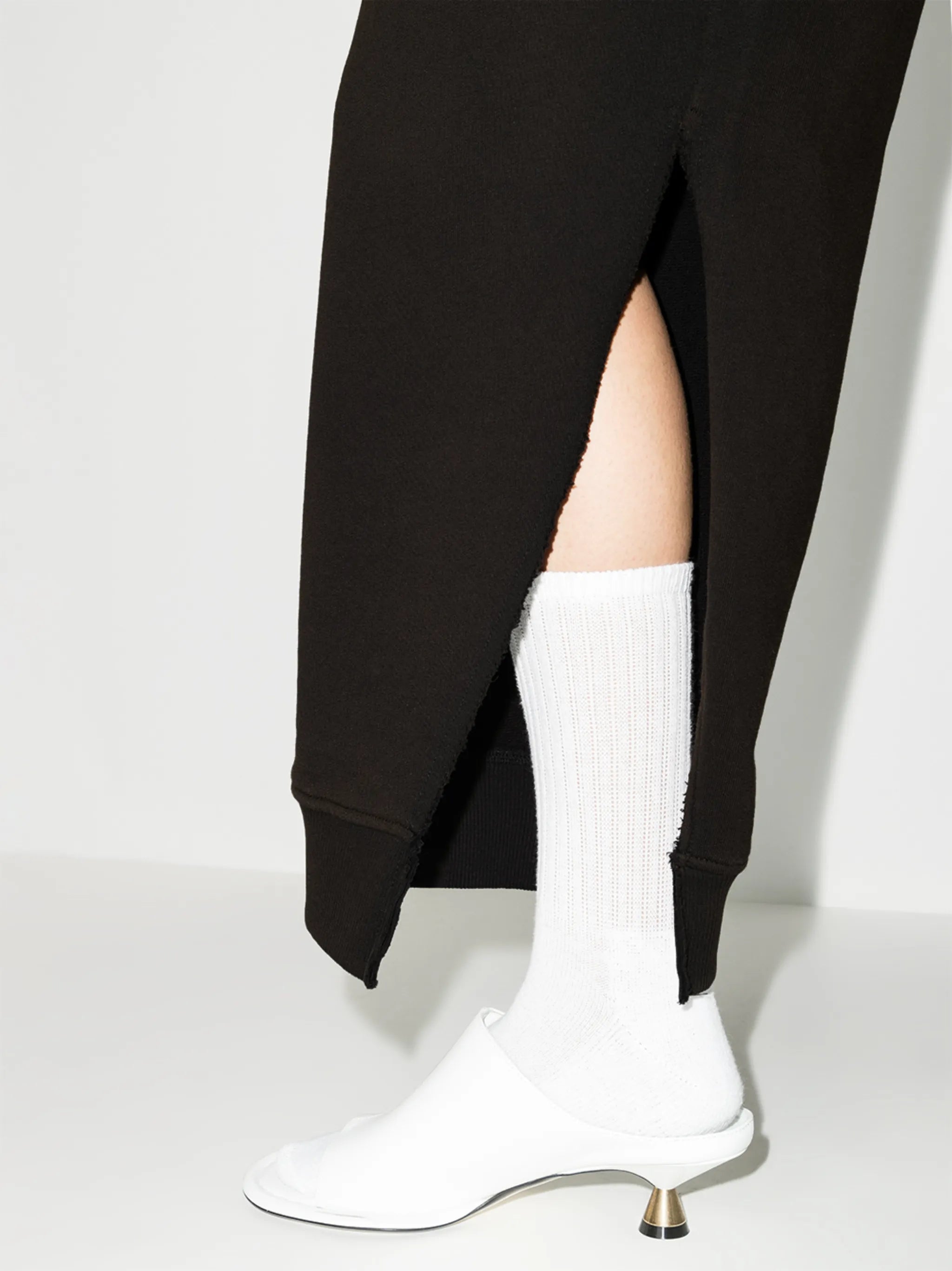 split-cuff cotton track pants