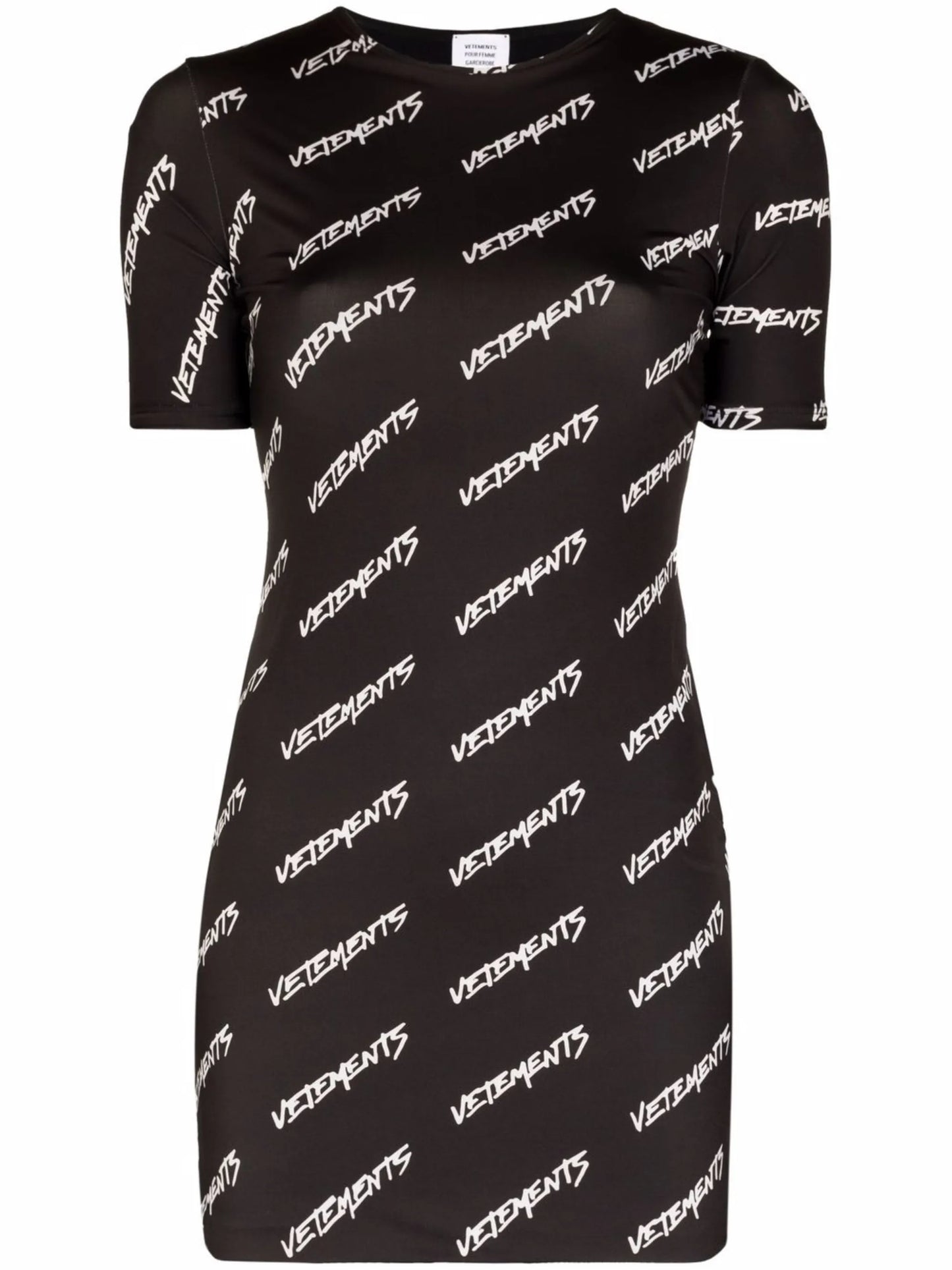 logo-print T-shirt dress