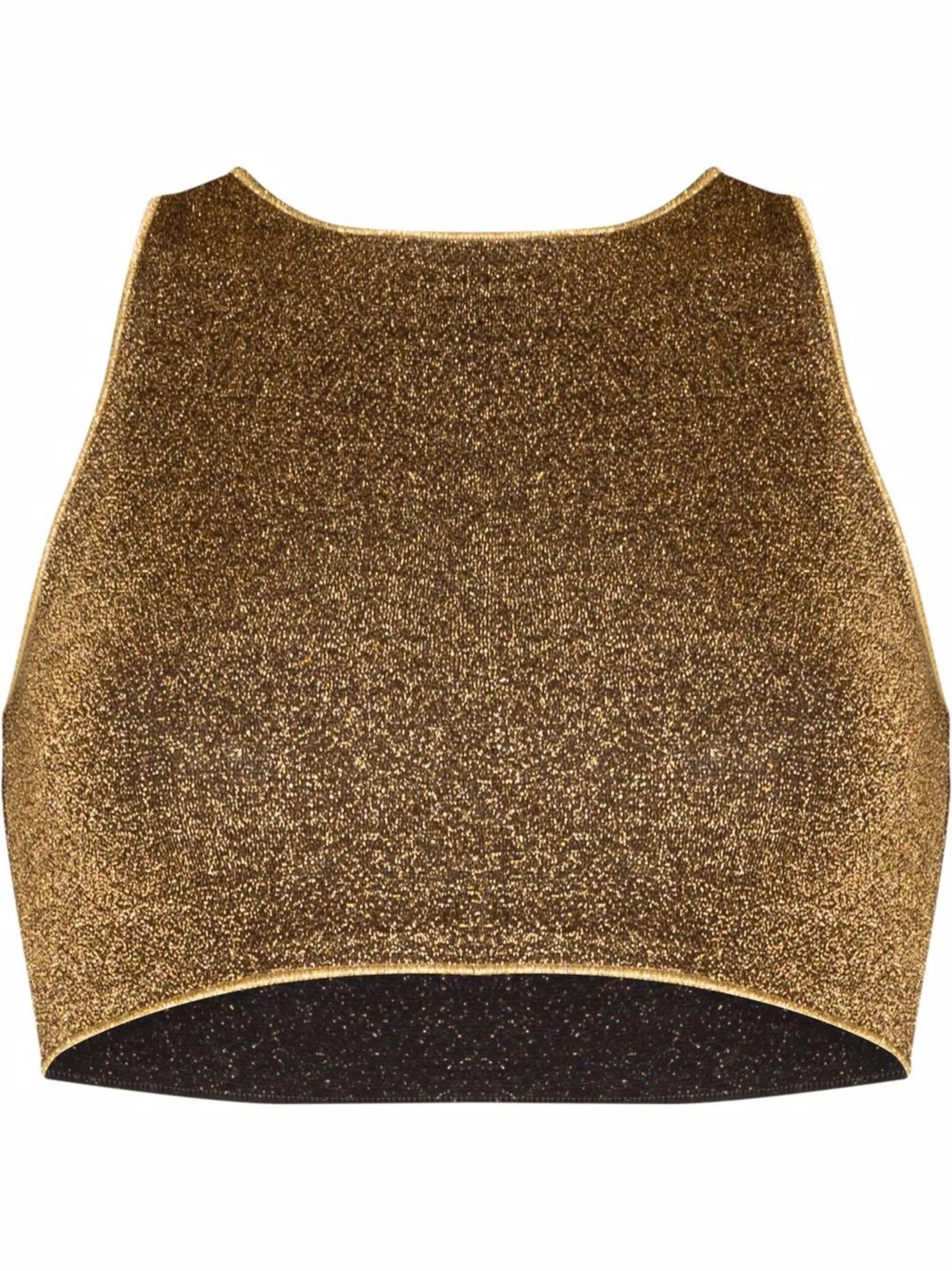 Lumière sleeveless crop top