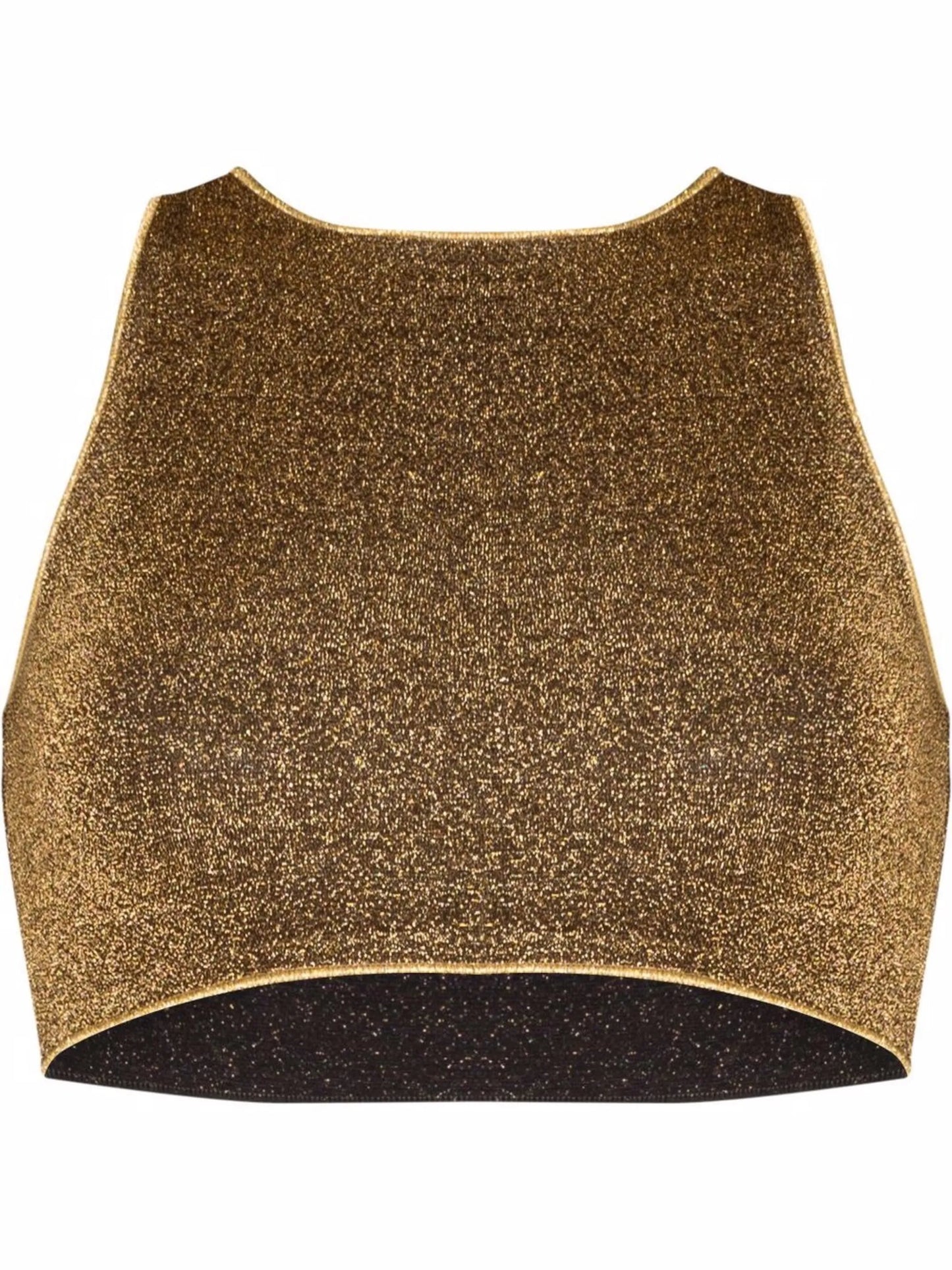 Lumière sleeveless crop top