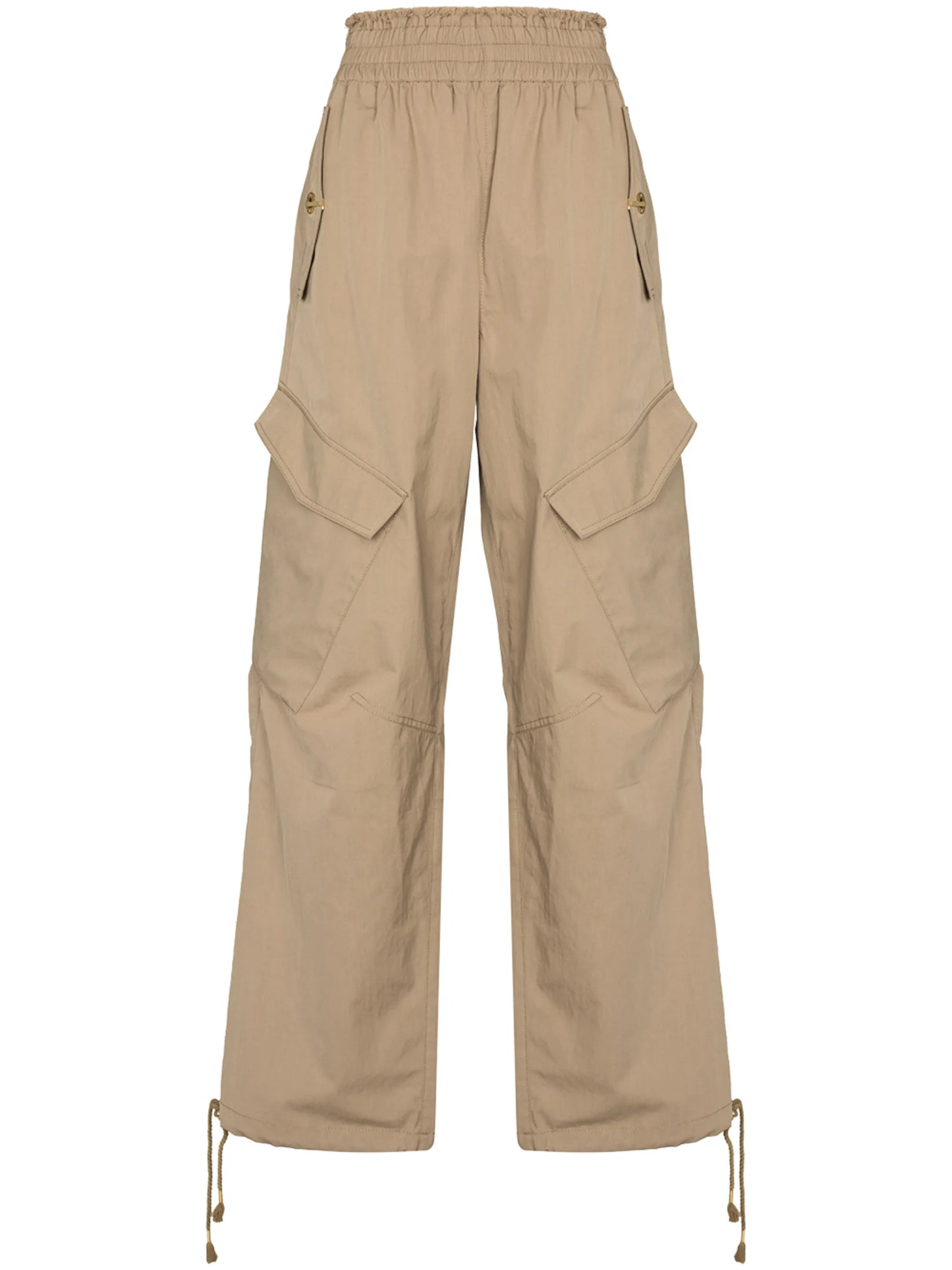 wide-leg cargo trousers