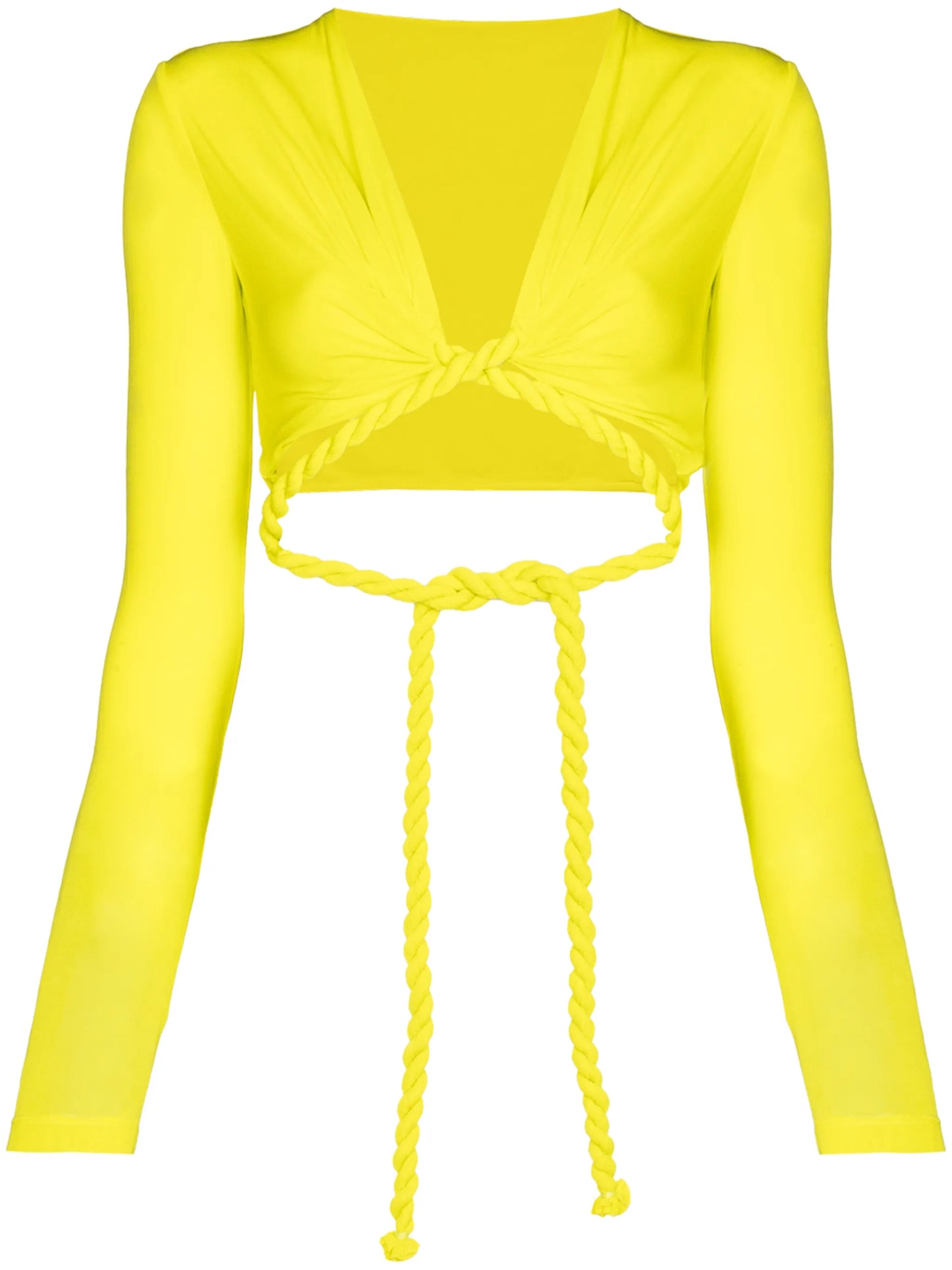 rope tie crop top