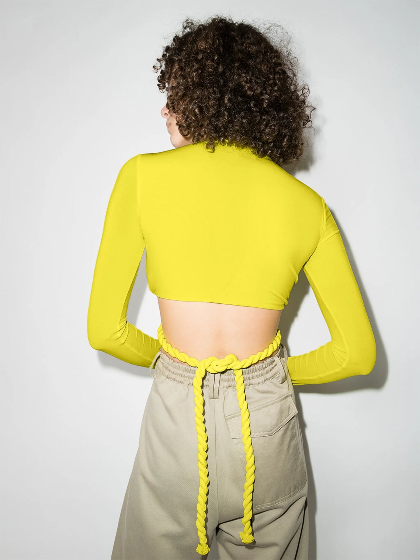 rope tie crop top