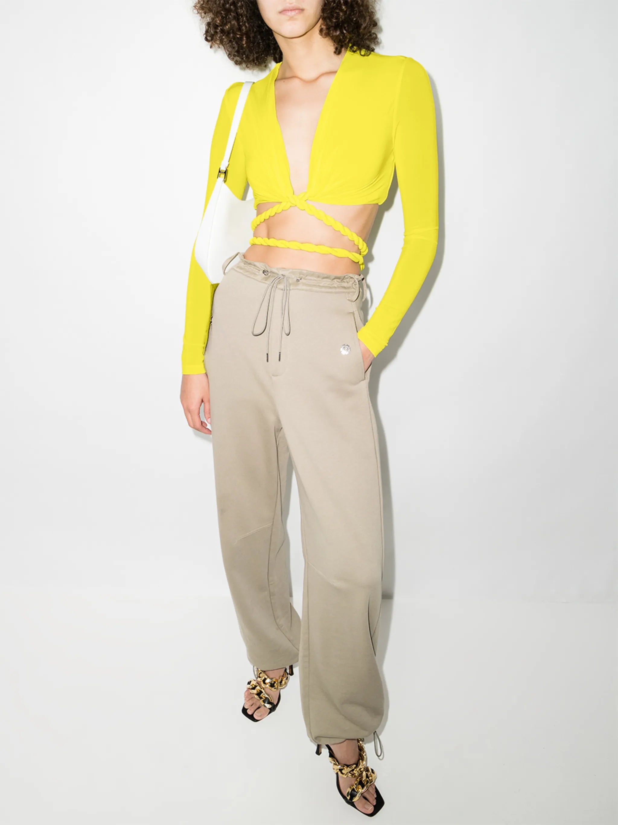 rope tie crop top