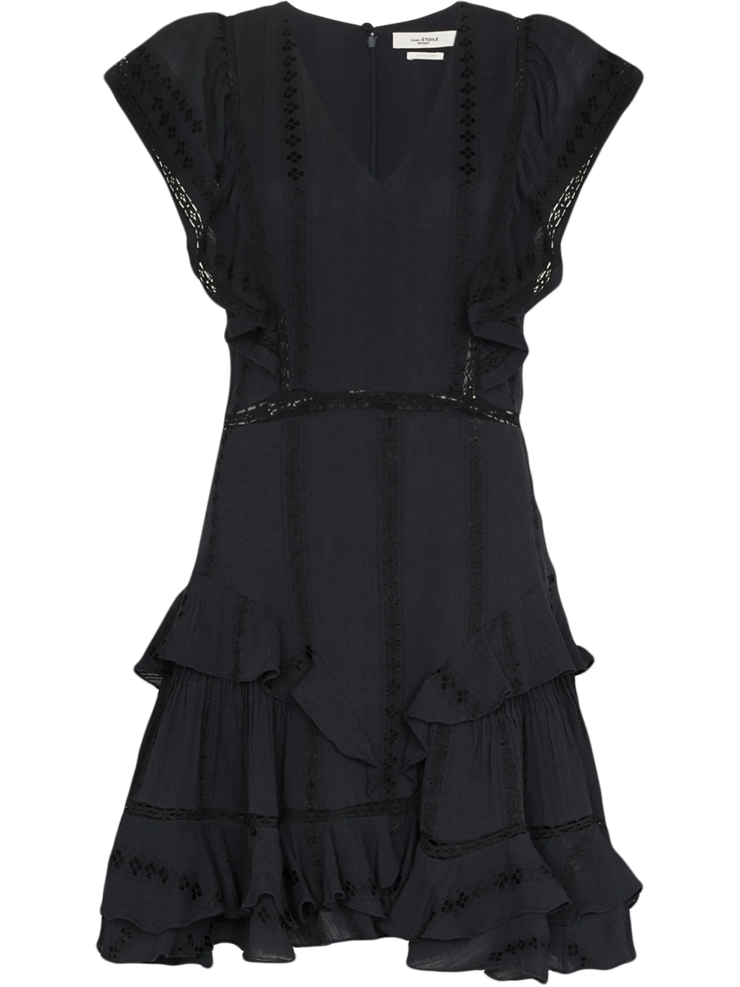 Jaudrey ruffle-trim dress