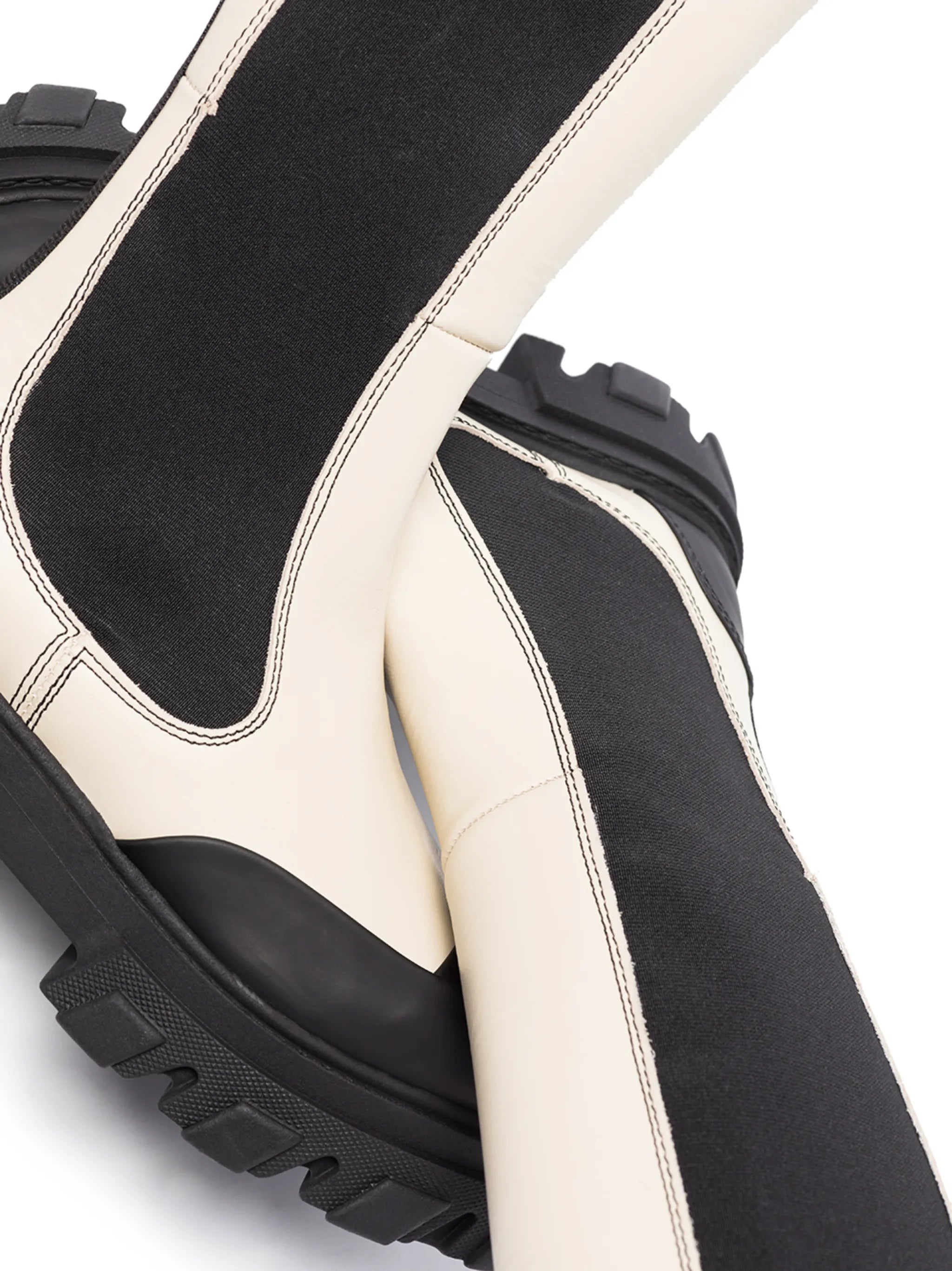 knee-high Chelsea boots