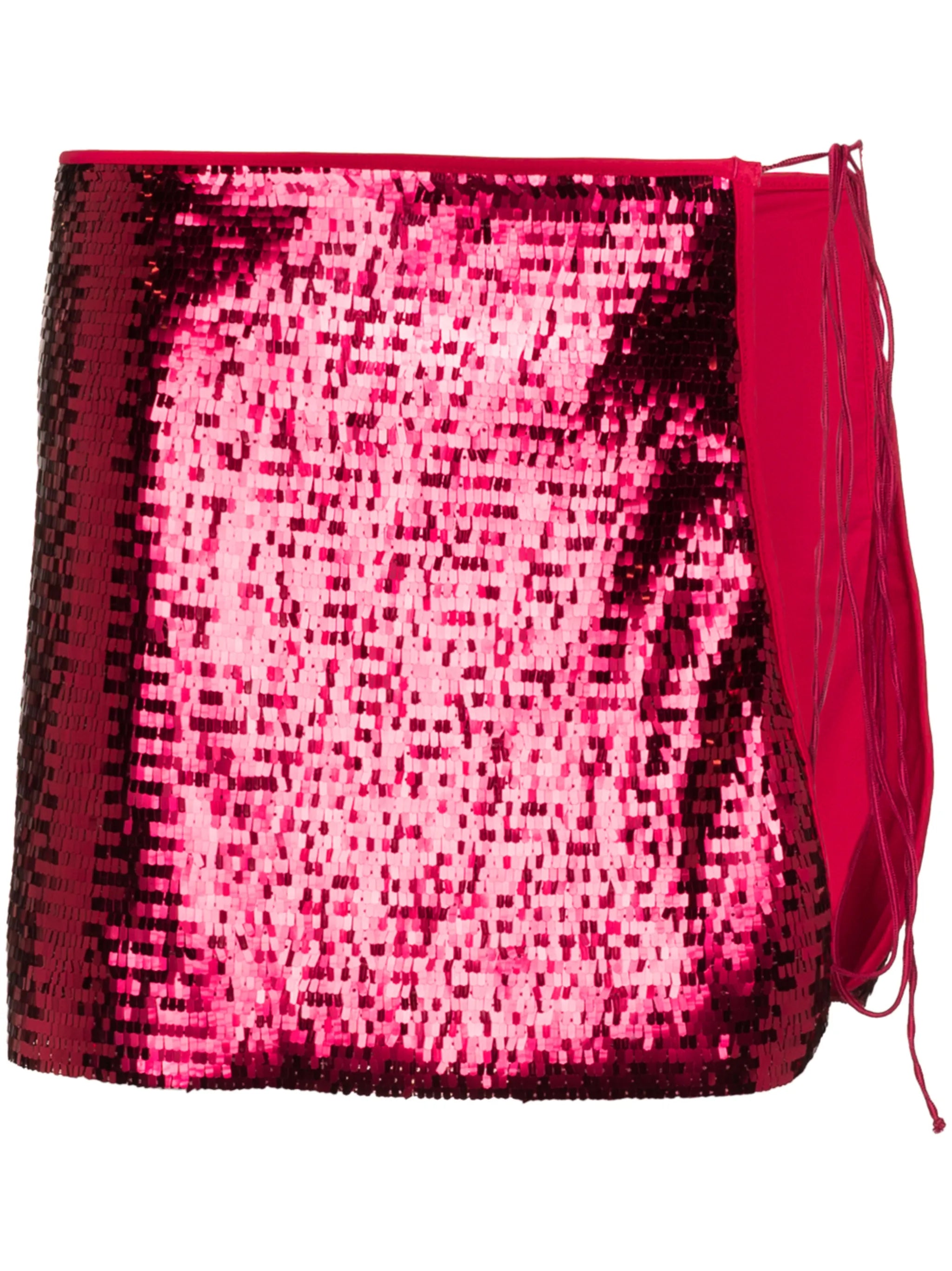 sequin-embellished mini skirt