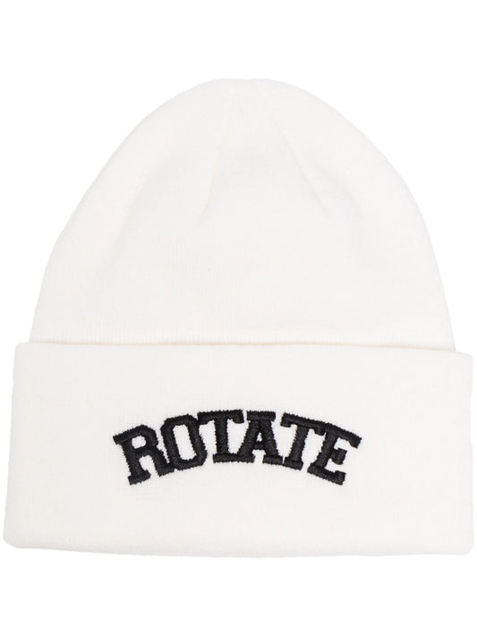 Abbie logo-embroidered beanie