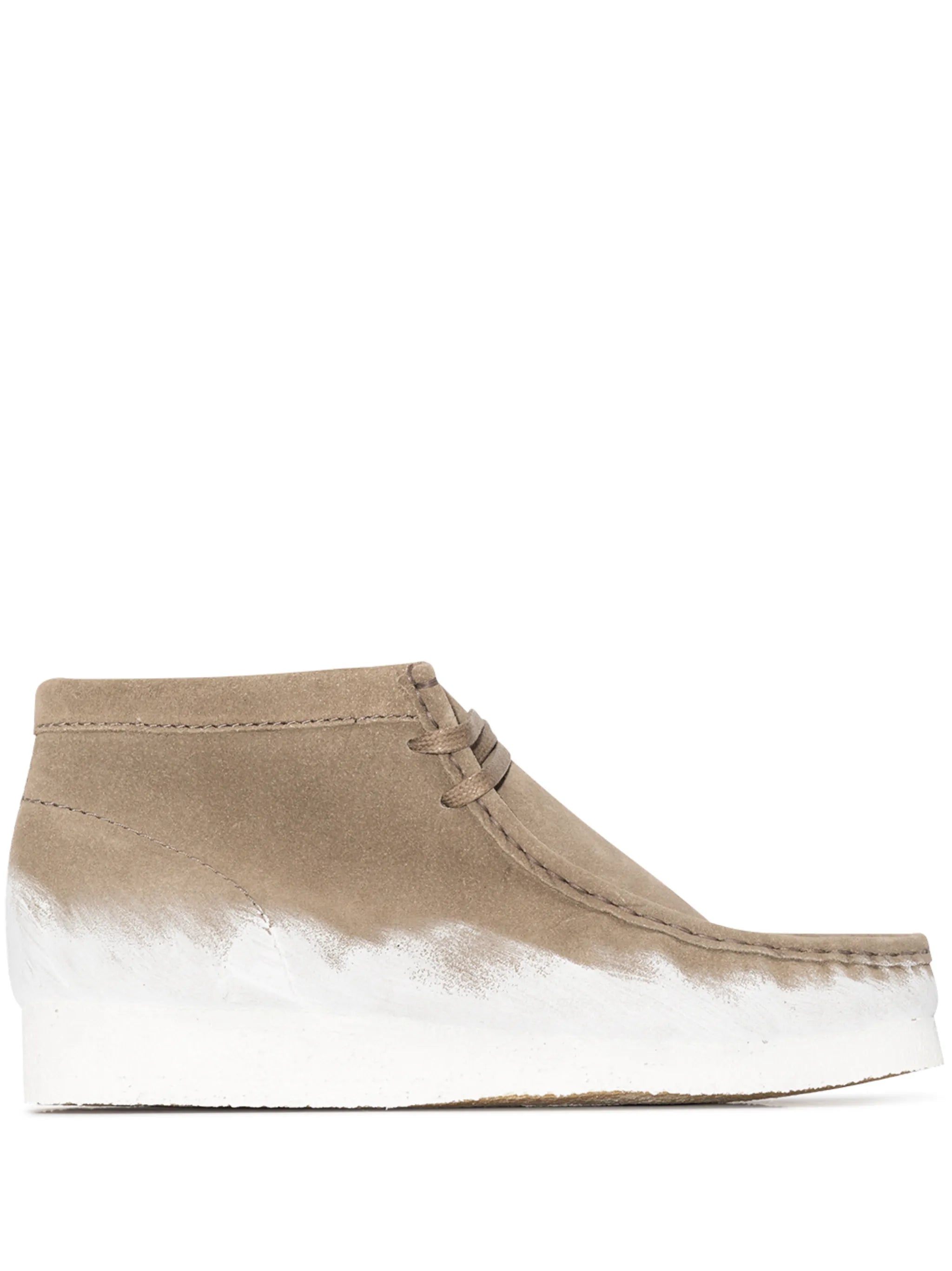 Wallabee suede boots