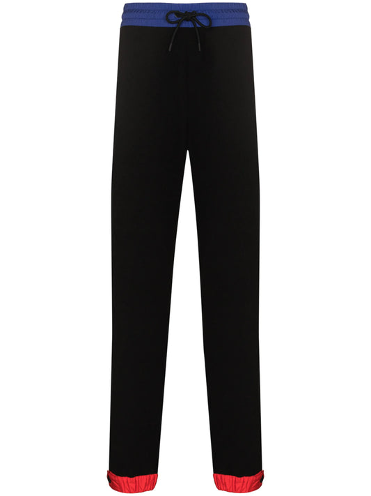 colour-block track pants