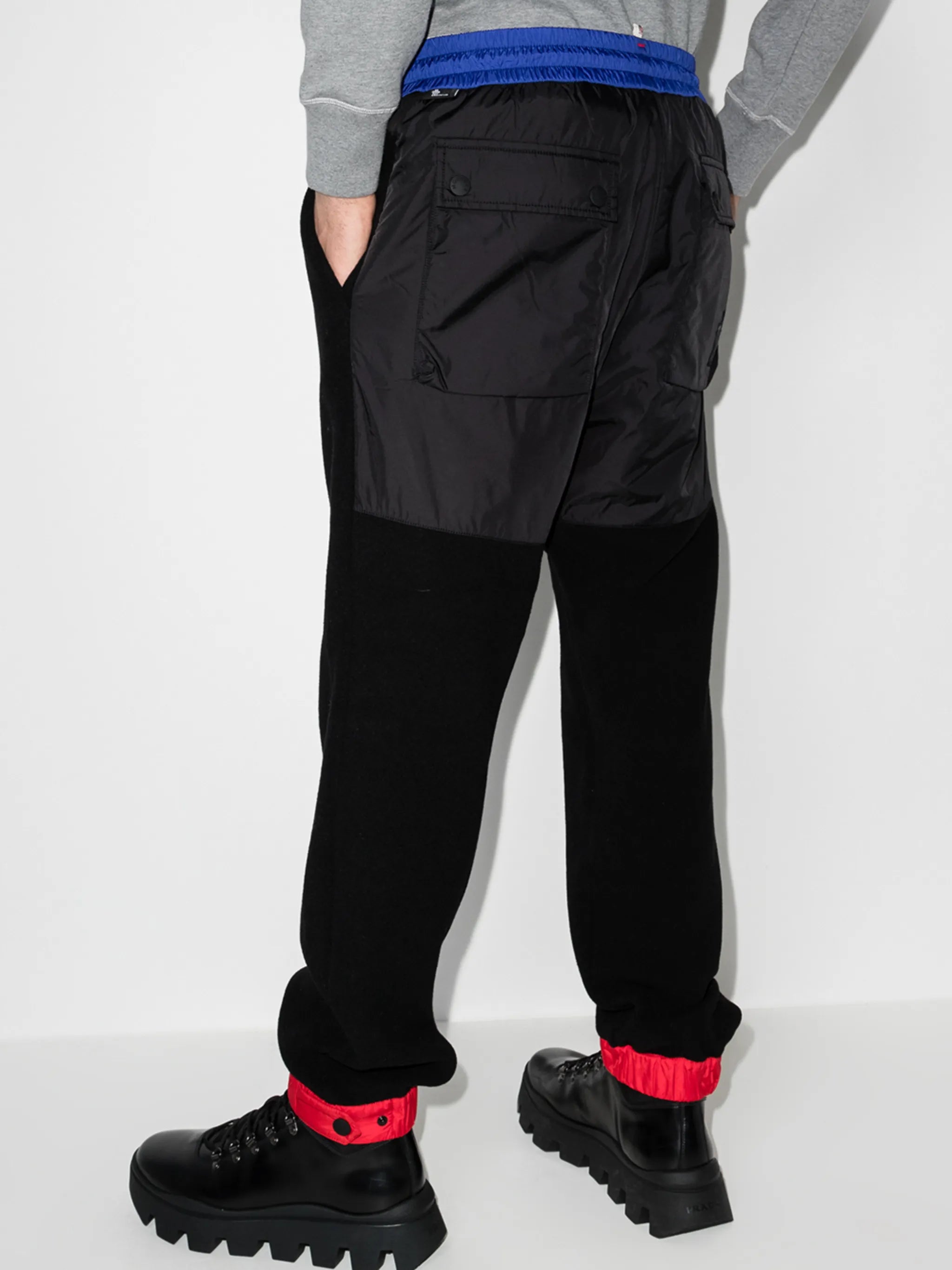 colour-block track pants