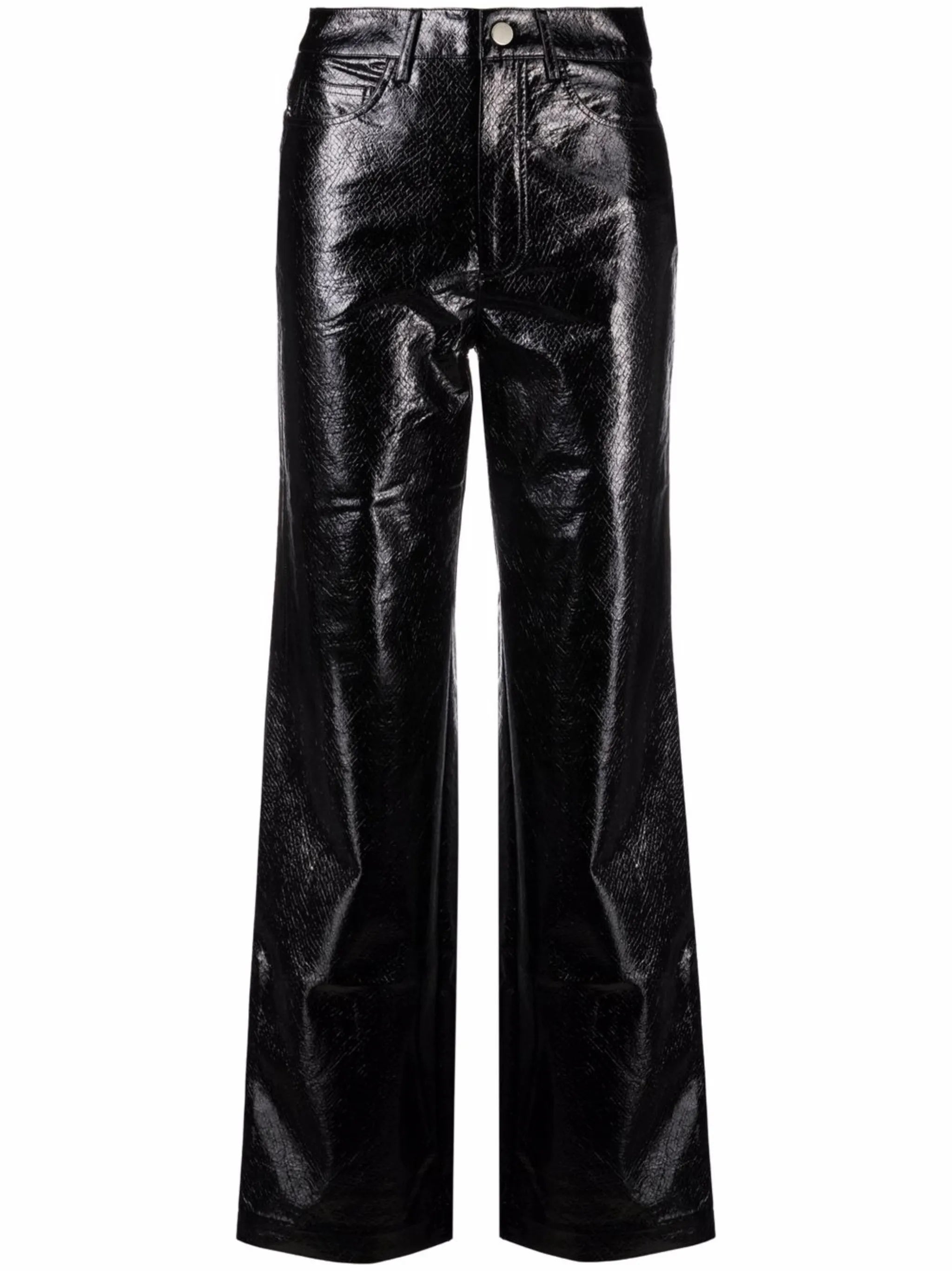 Rotie faux leather trousers