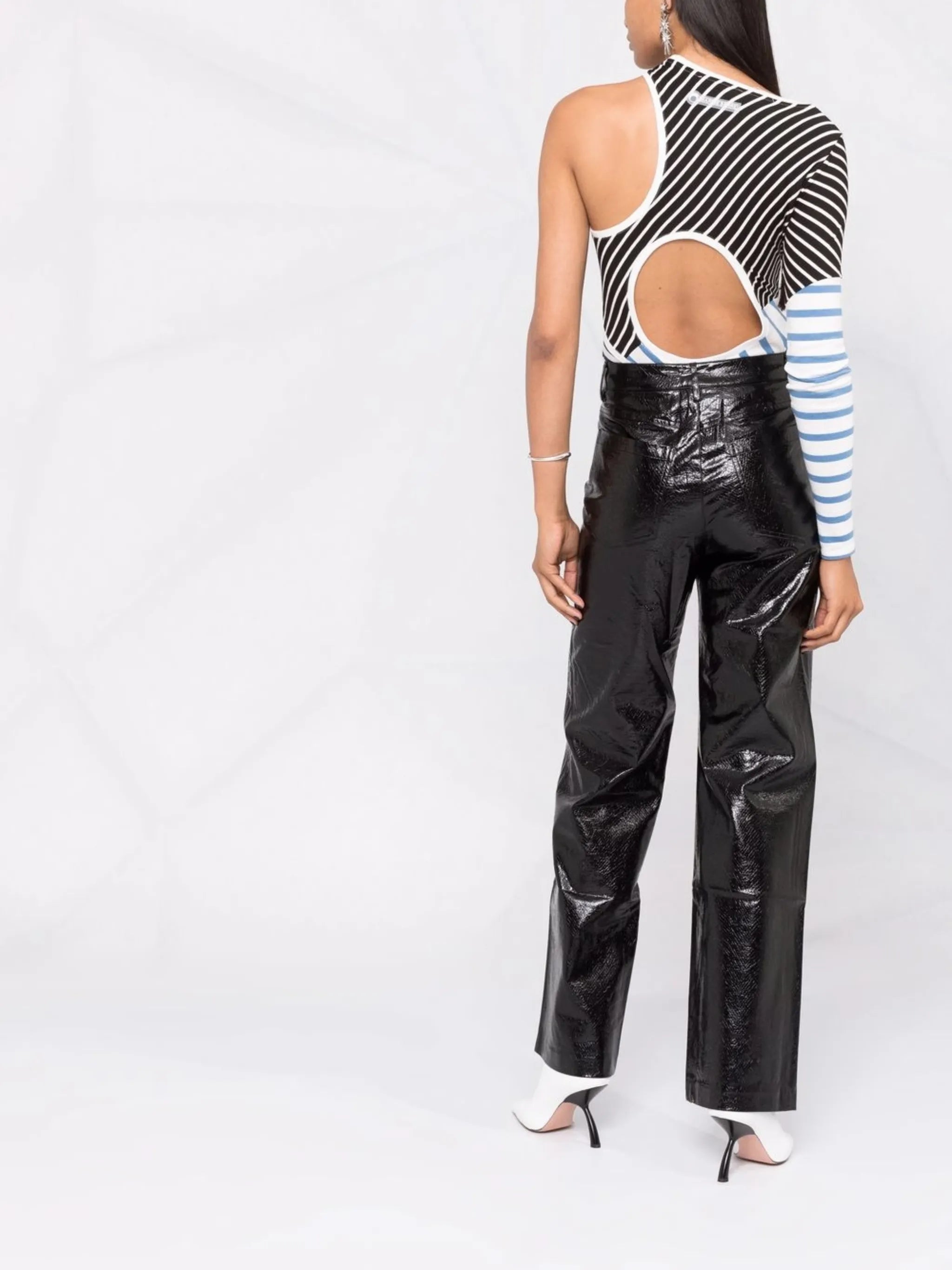 Rotie faux leather trousers