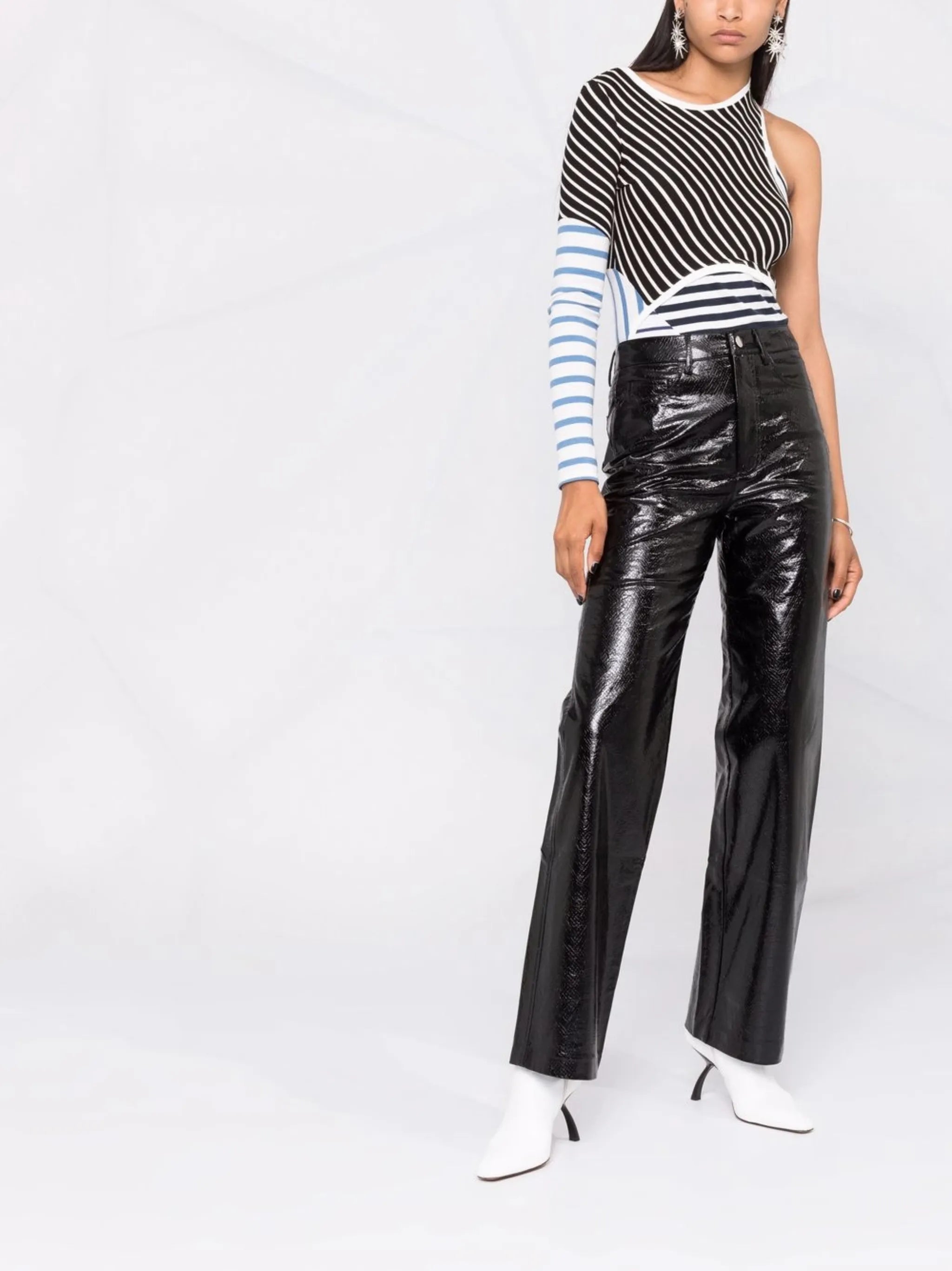 Rotie faux leather trousers