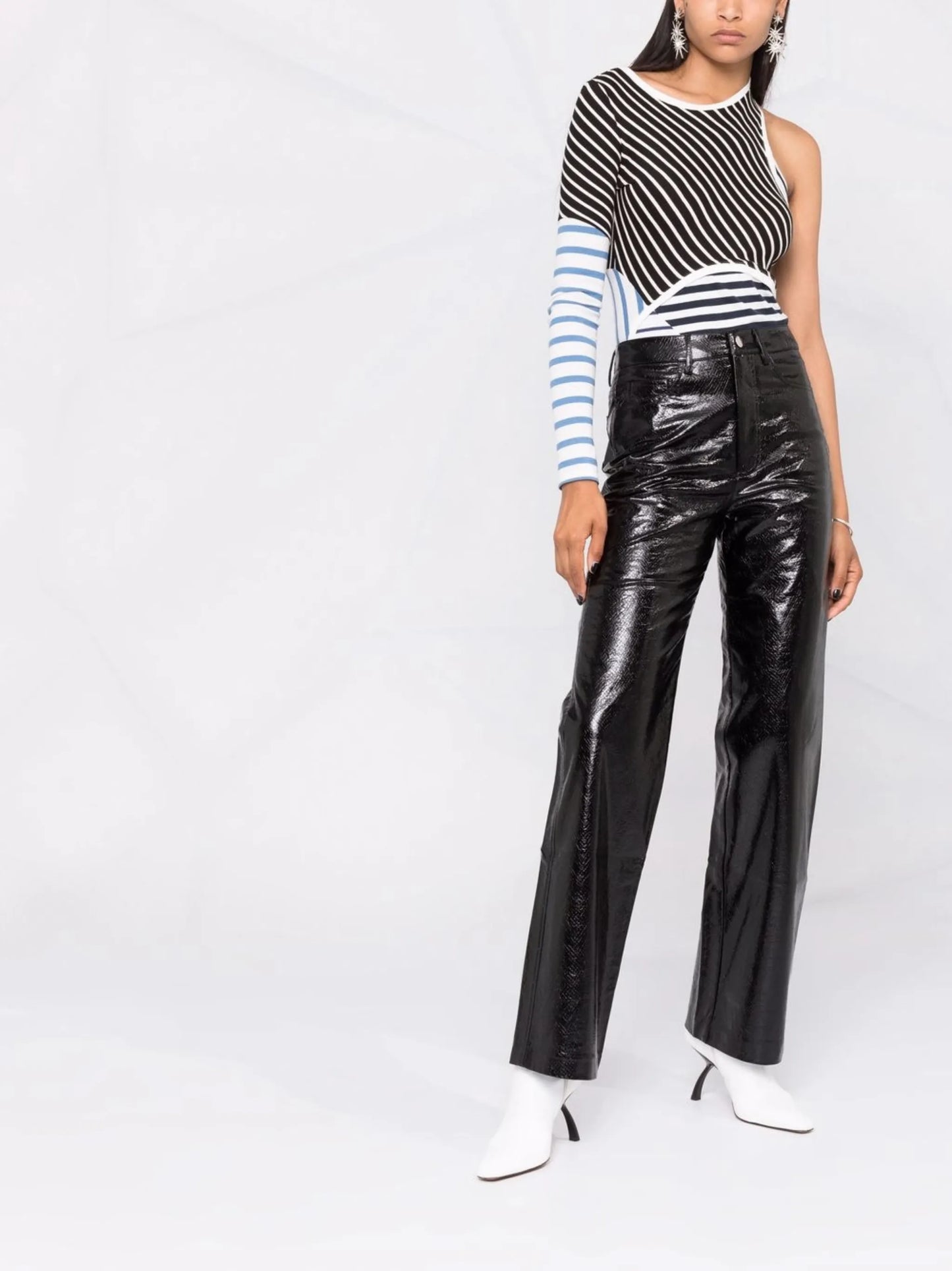Rotie faux leather trousers