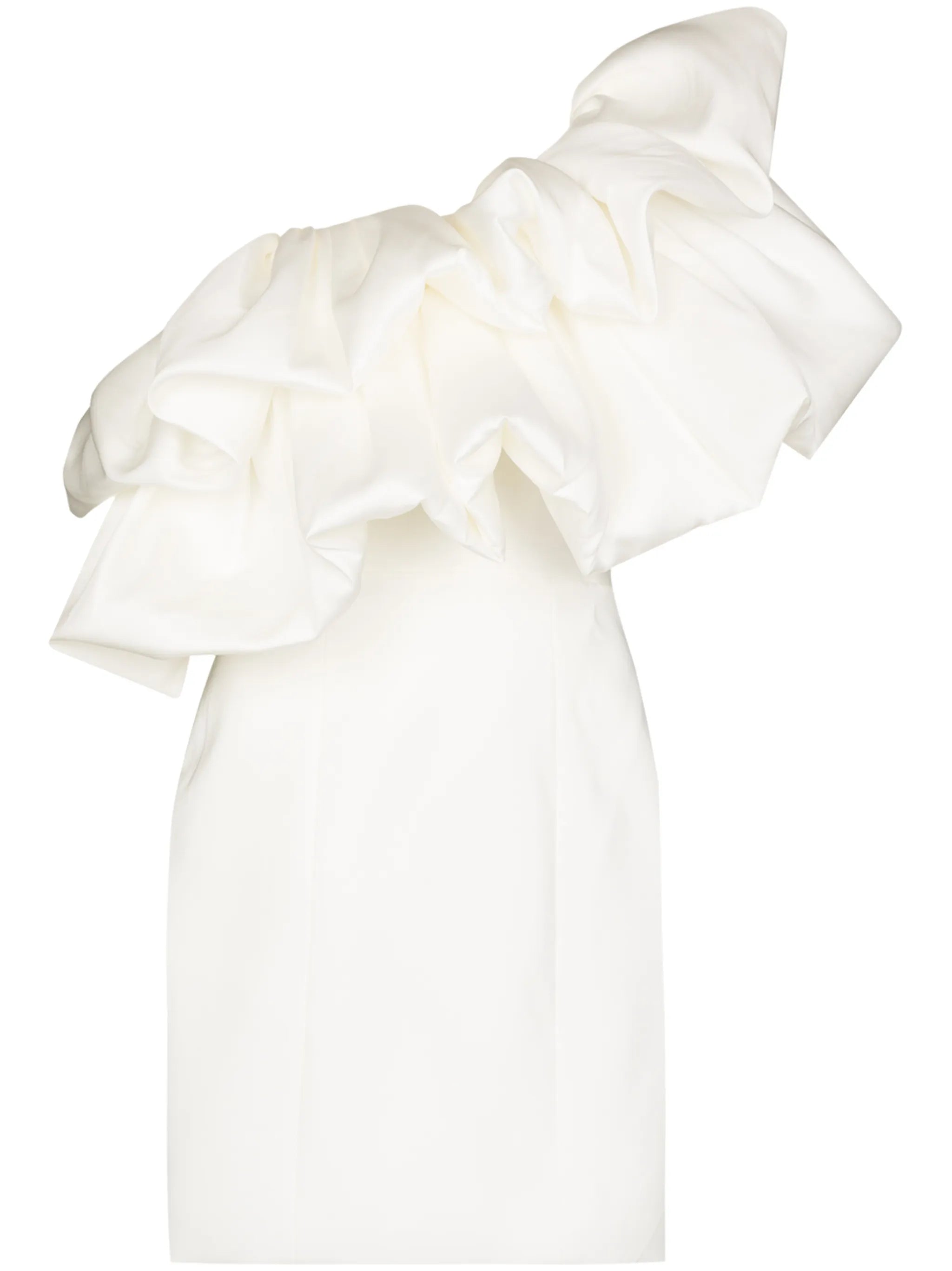 Finley ruffled one-shoulder mini dress