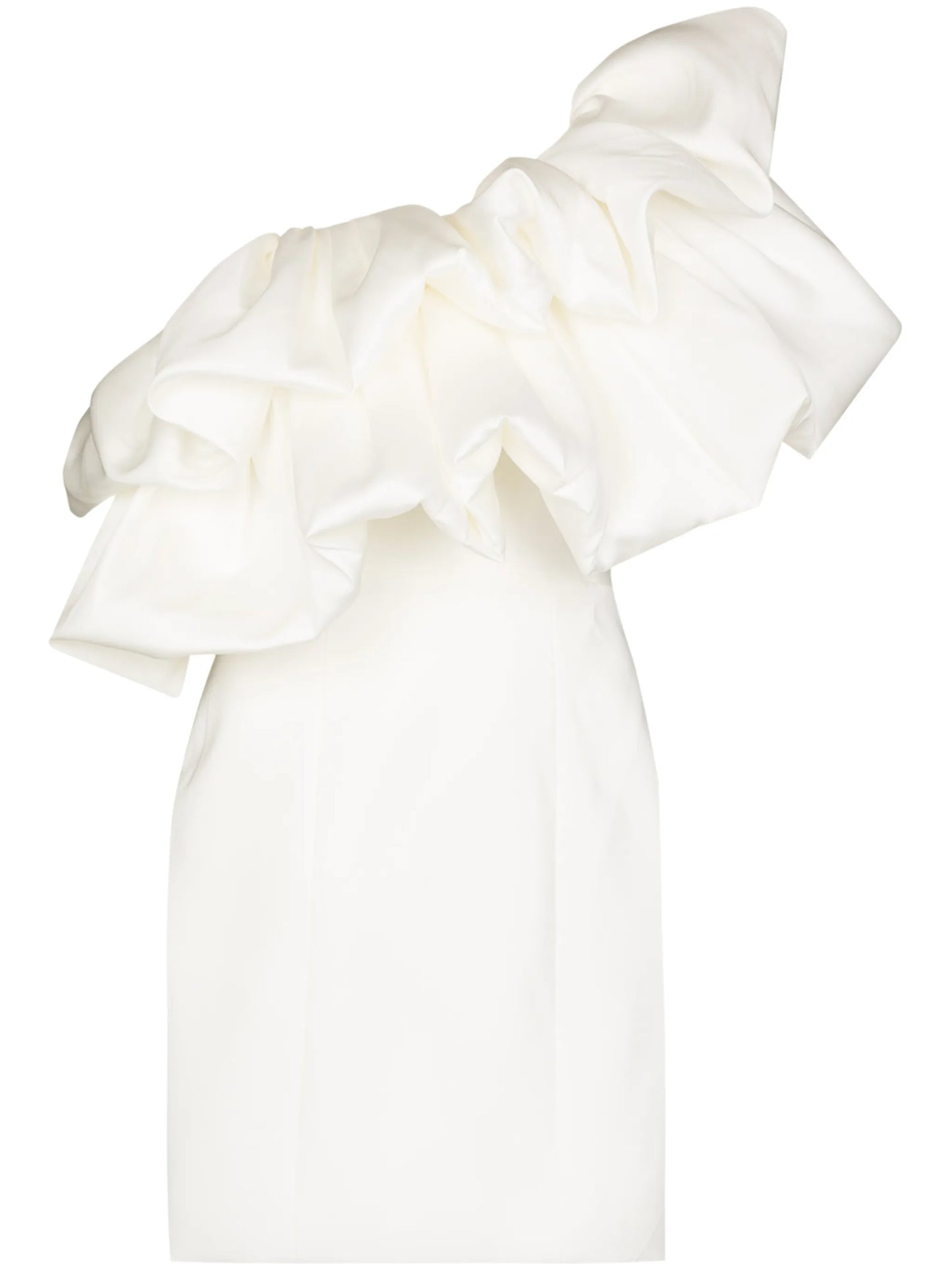 Finley ruffled one-shoulder mini dress