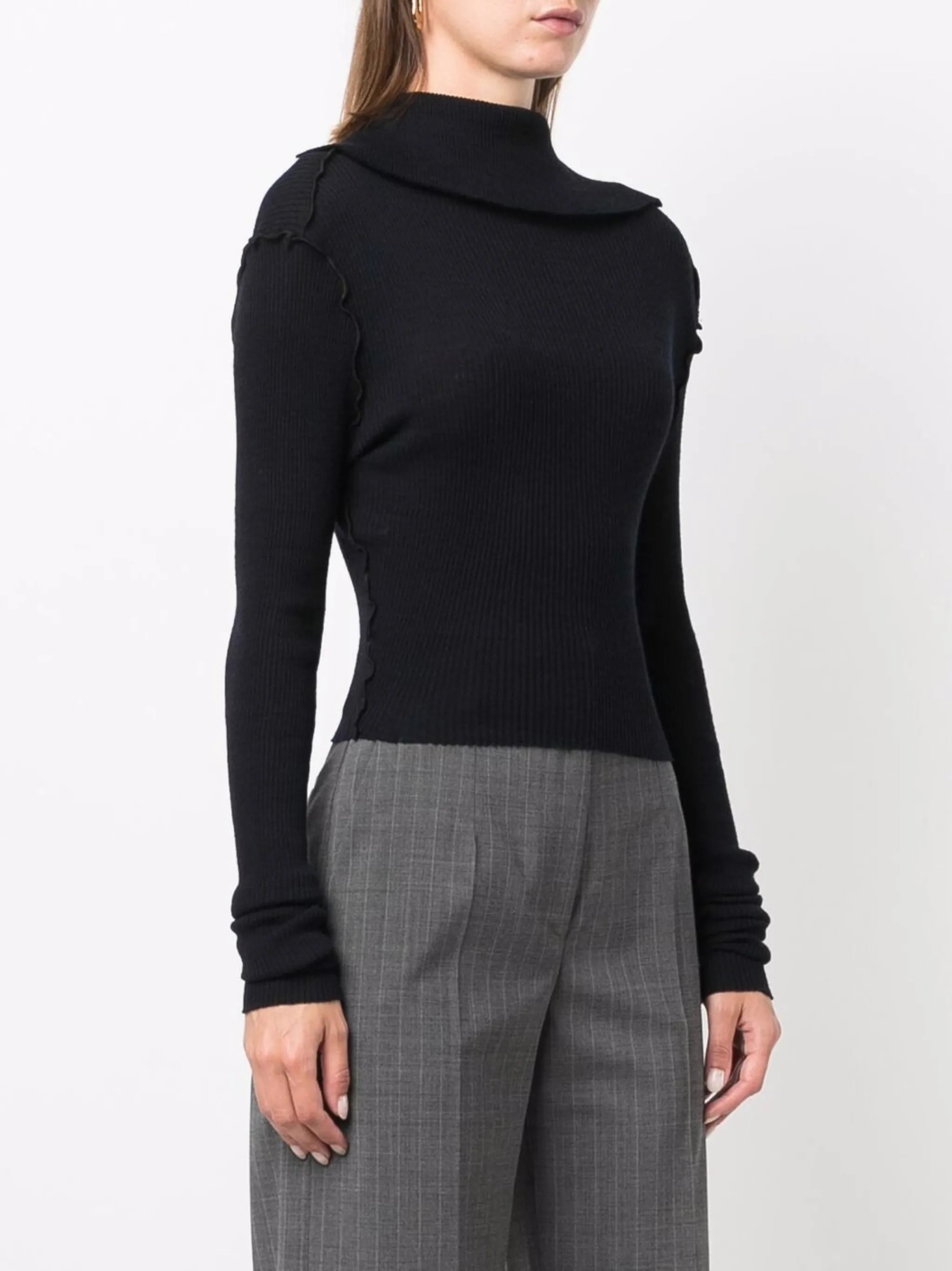exposed-seam jumper