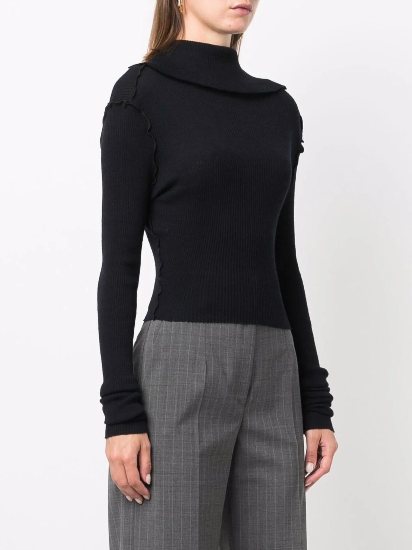 exposed-seam jumper