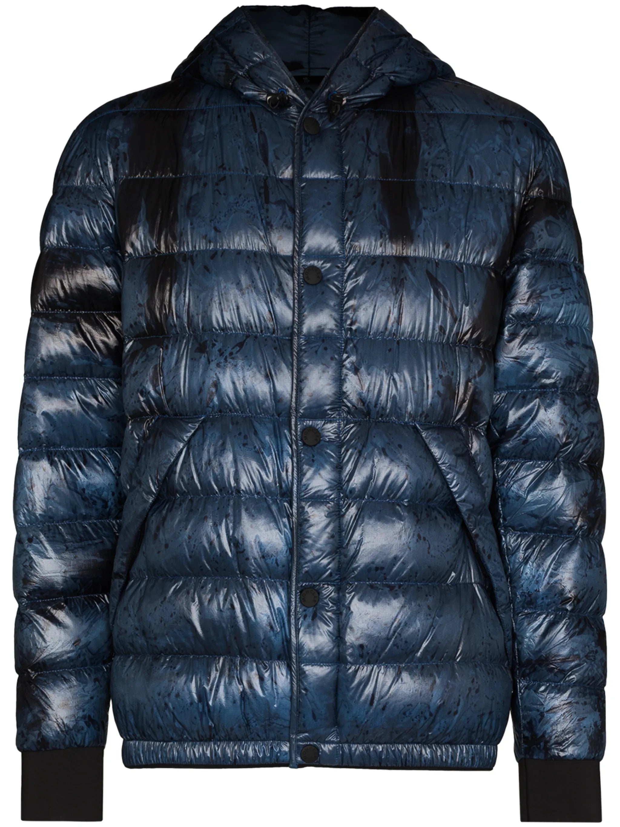 Charlos abstract-print padded jacket