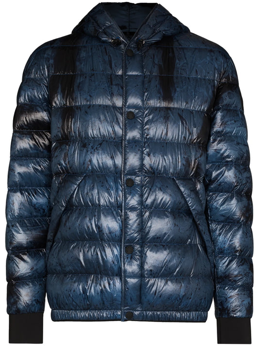 Charlos abstract-print padded jacket