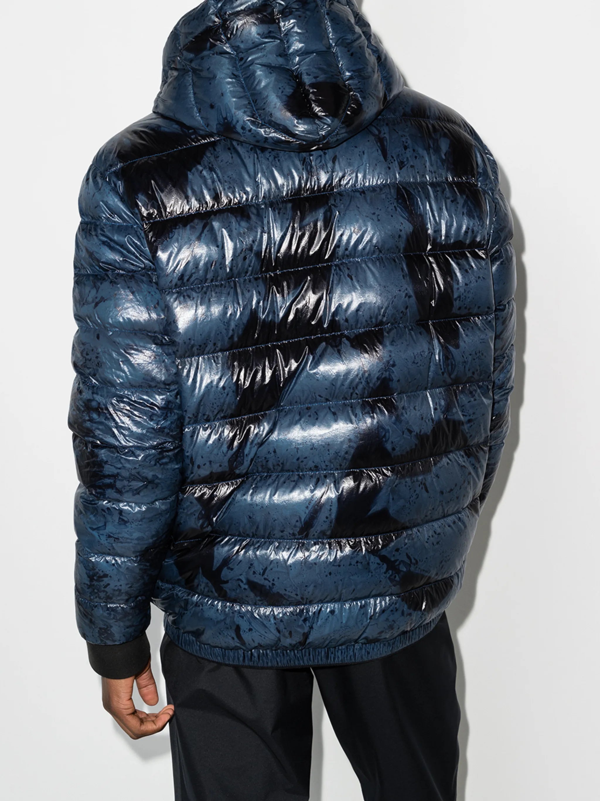 Charlos abstract-print padded jacket
