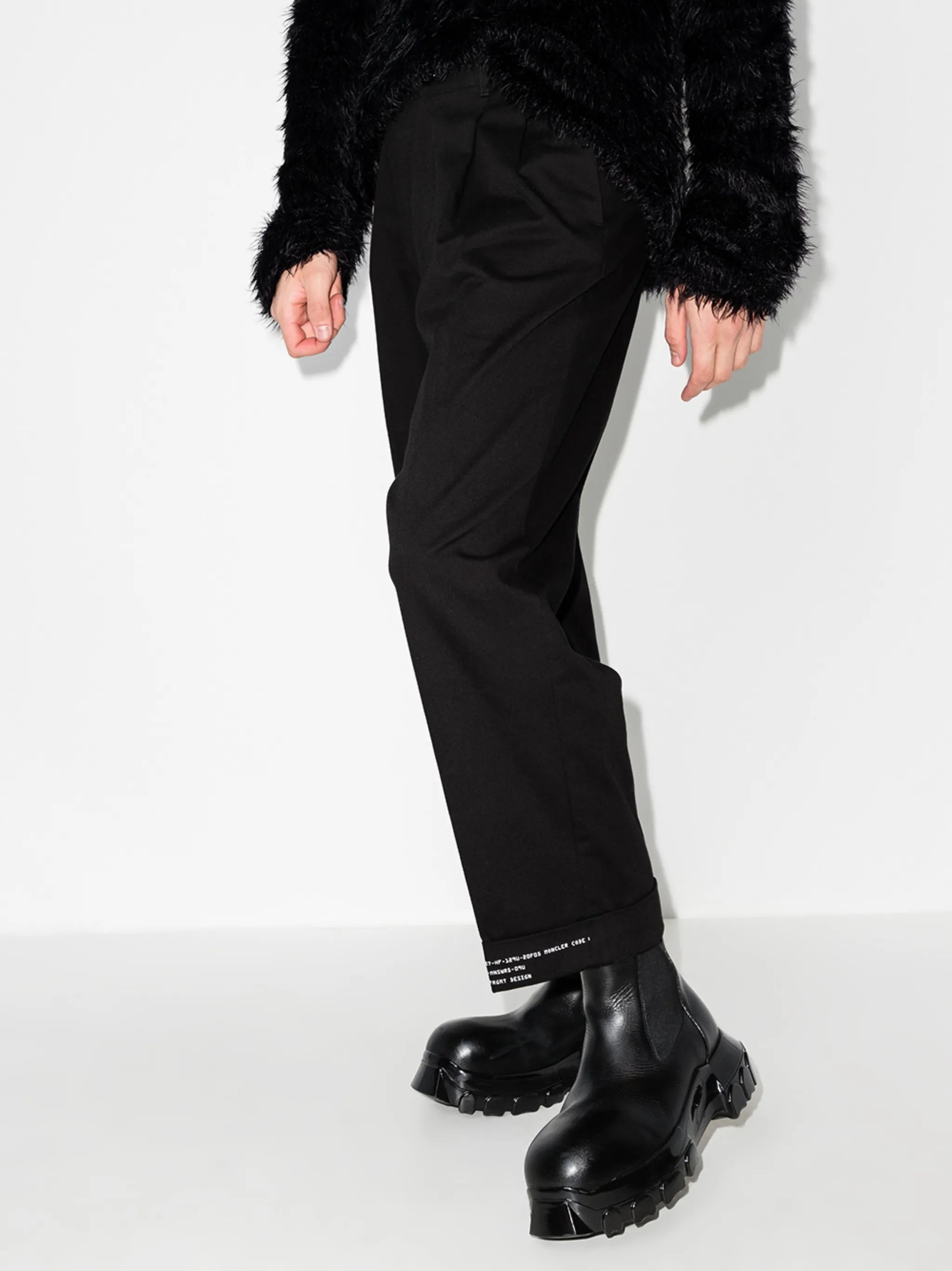 x Fragment straight-leg trousers