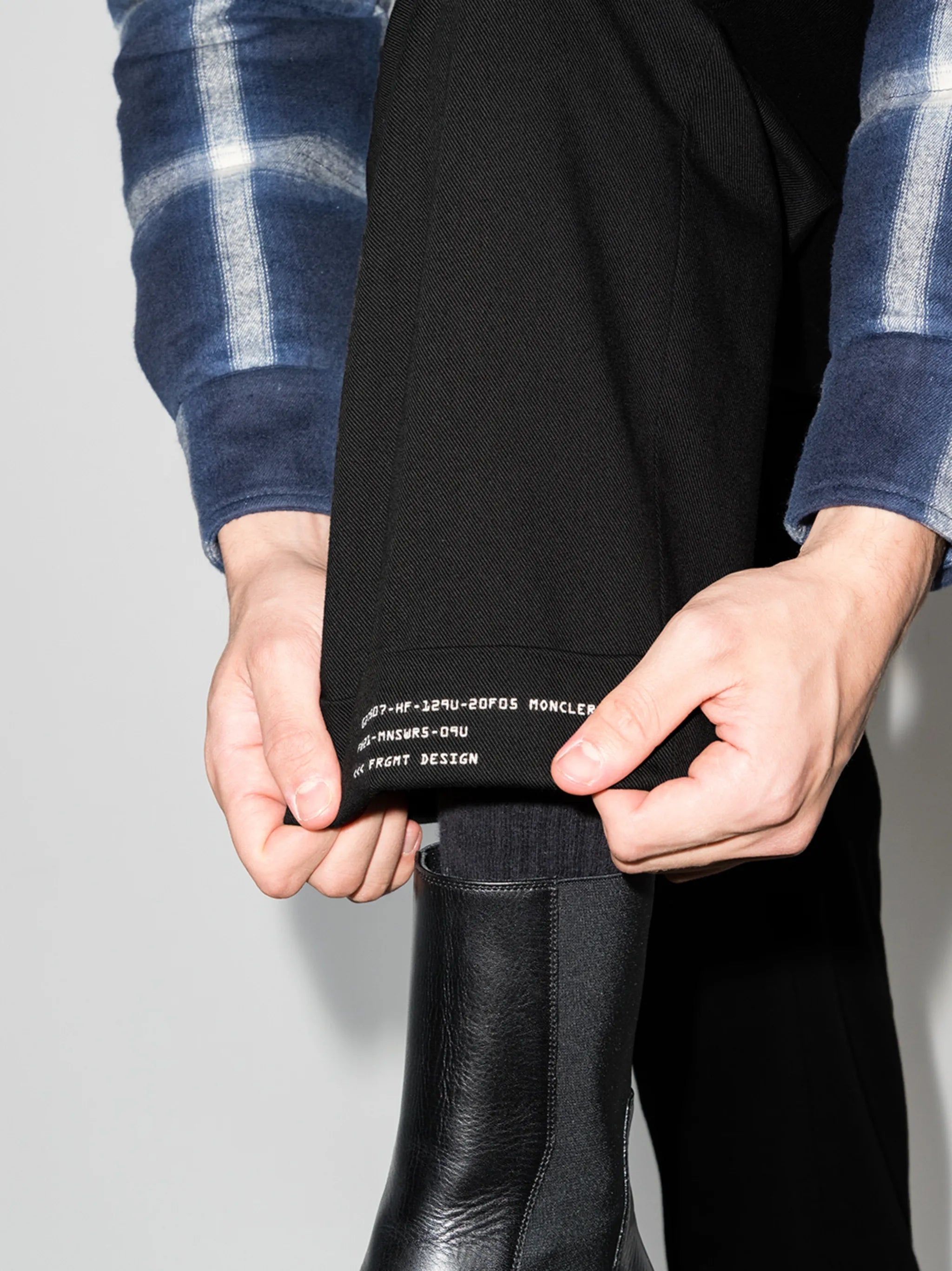 x Fragment straight-leg trousers