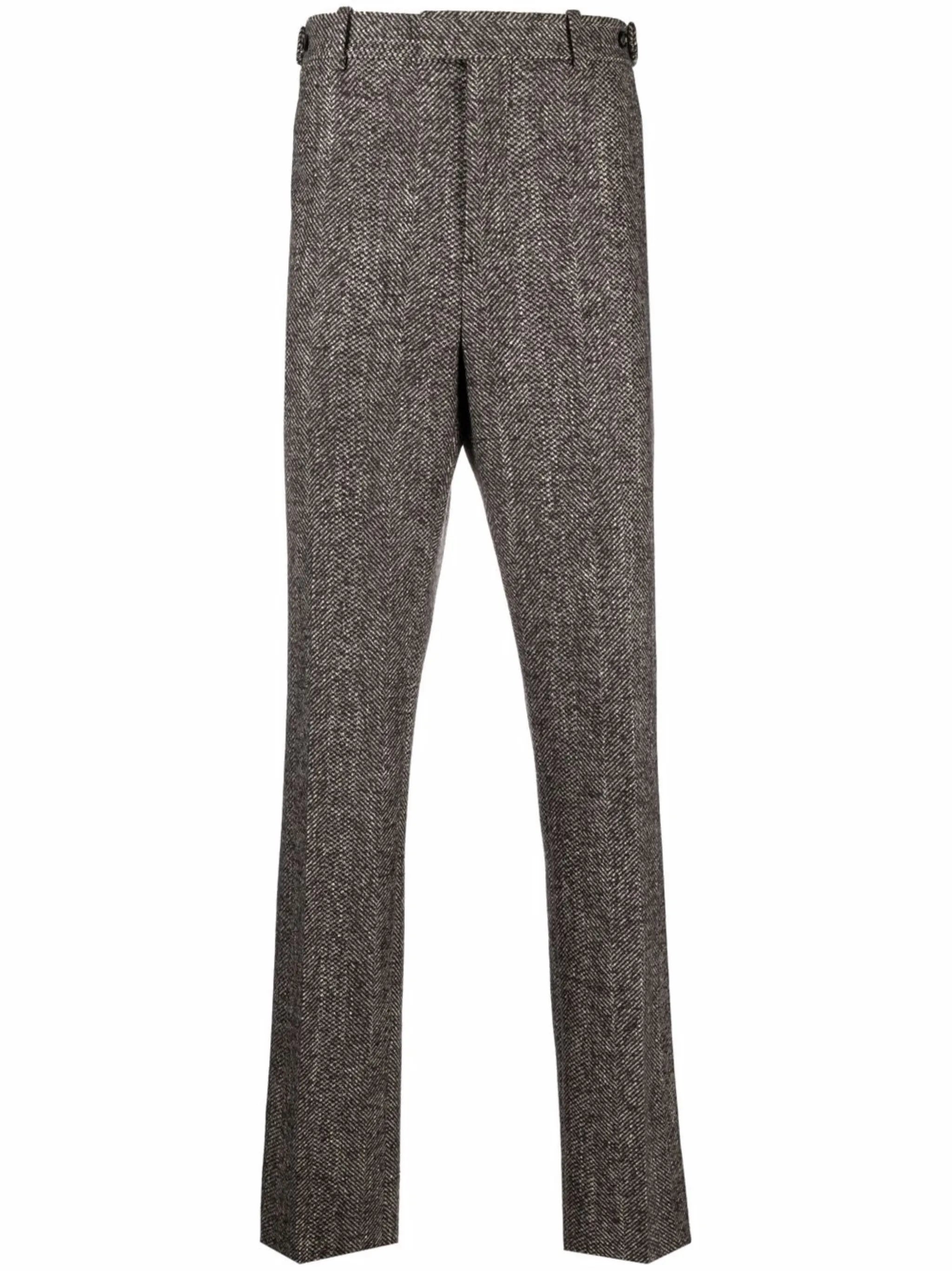 triangle pocket tailored trousers