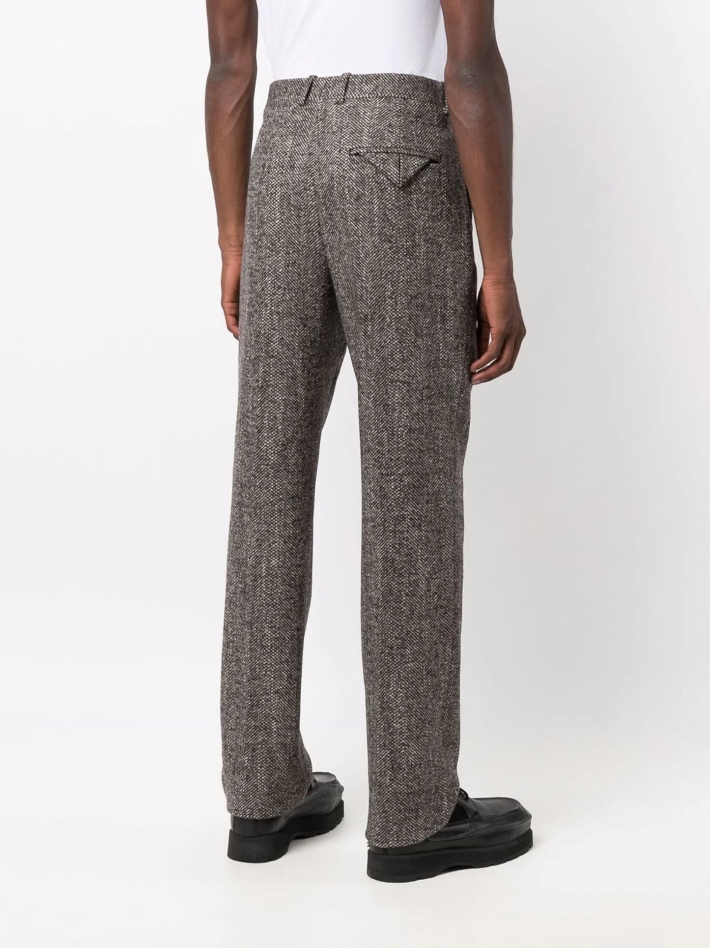 triangle pocket tailored trousers