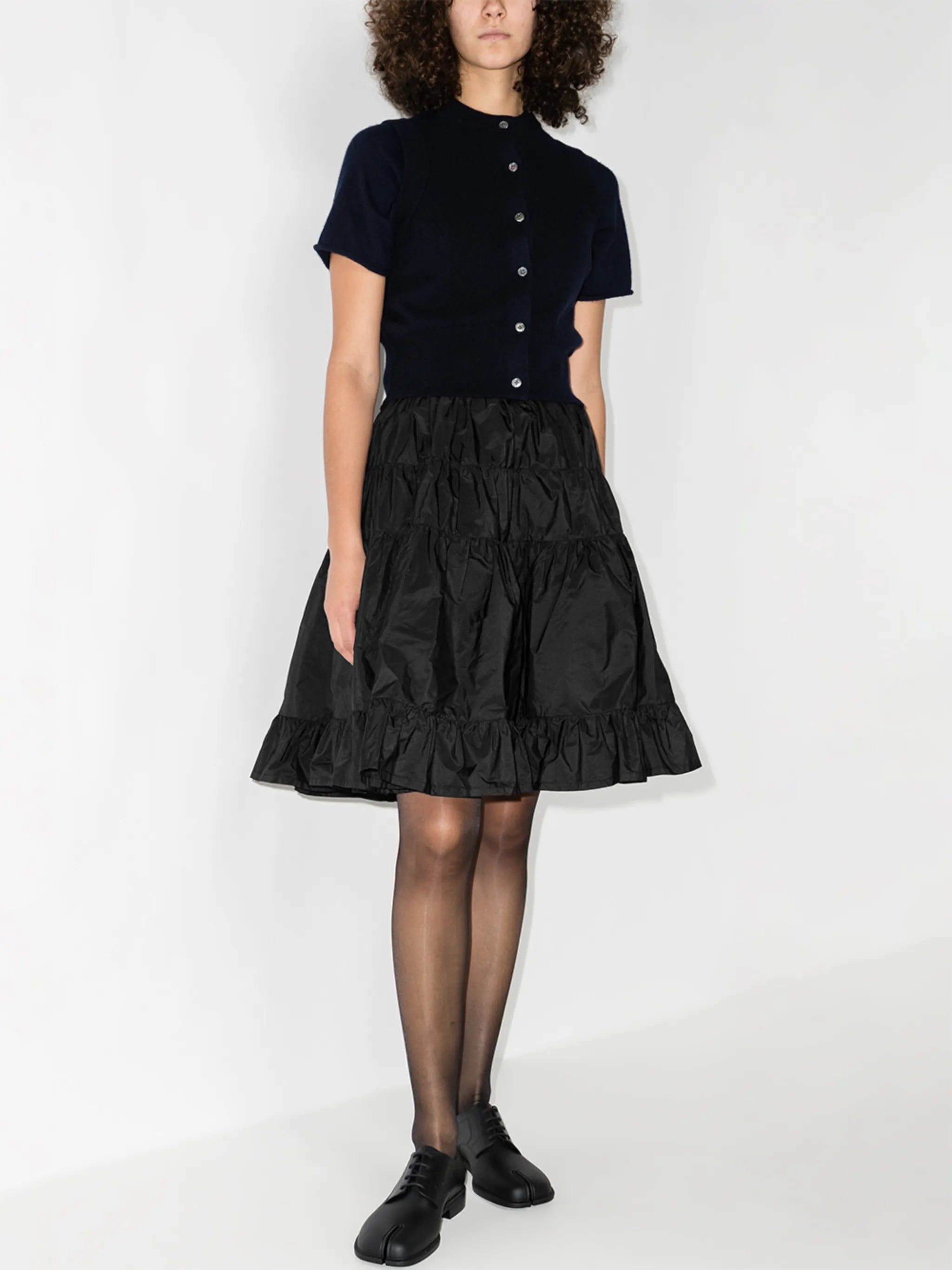 Anis A-line midi skirt