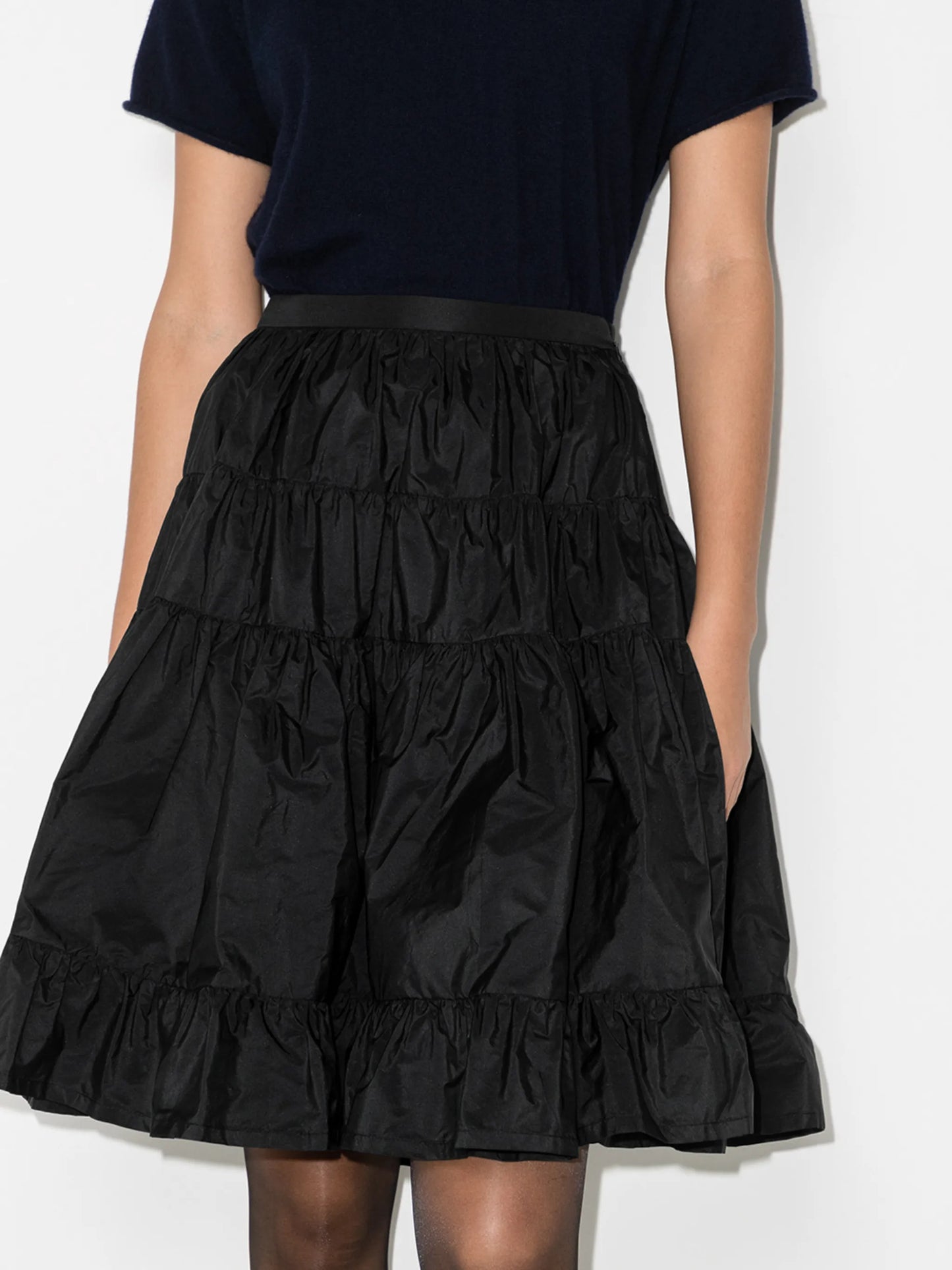 Anis A-line midi skirt