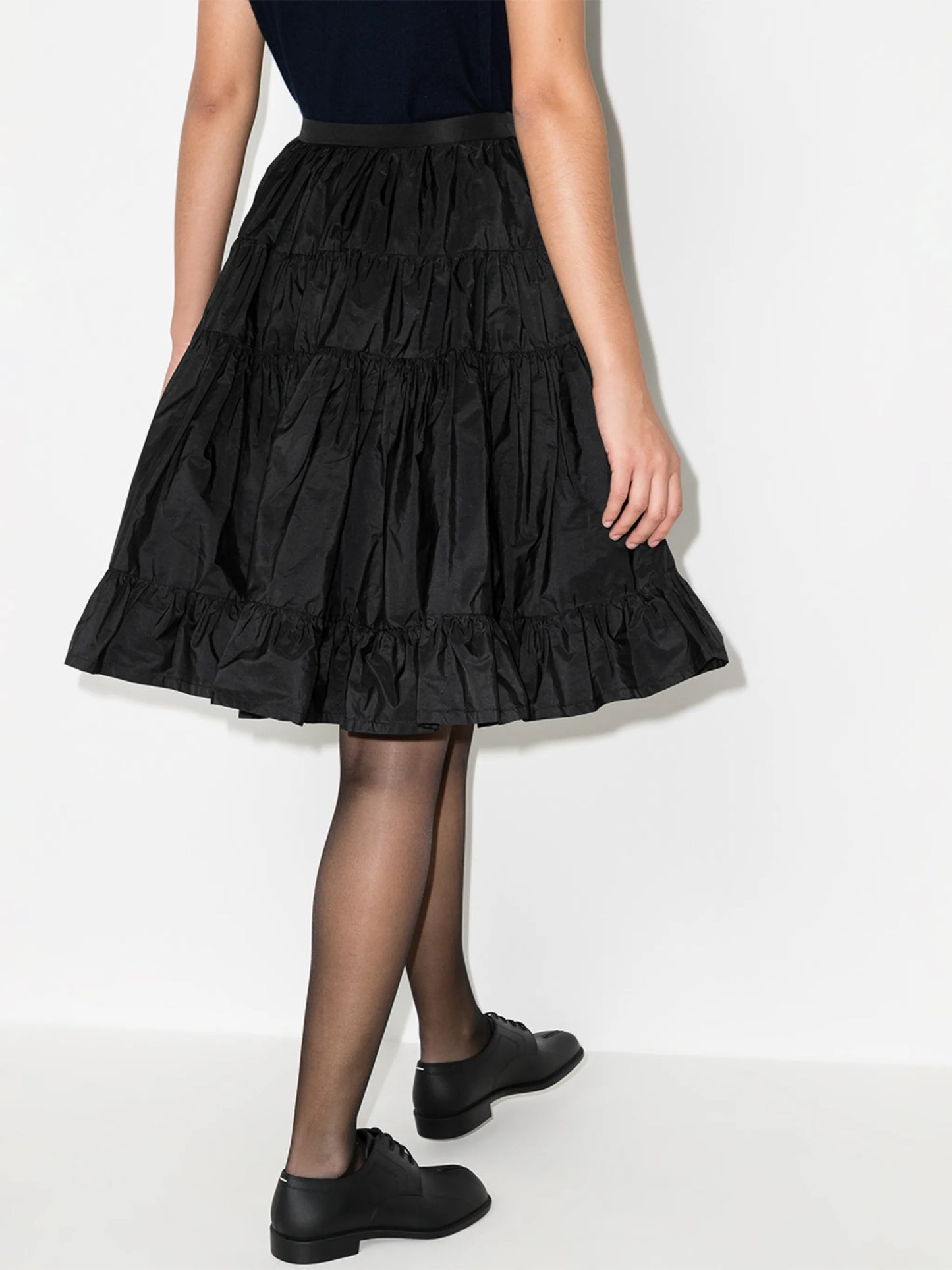 Anis A-line midi skirt