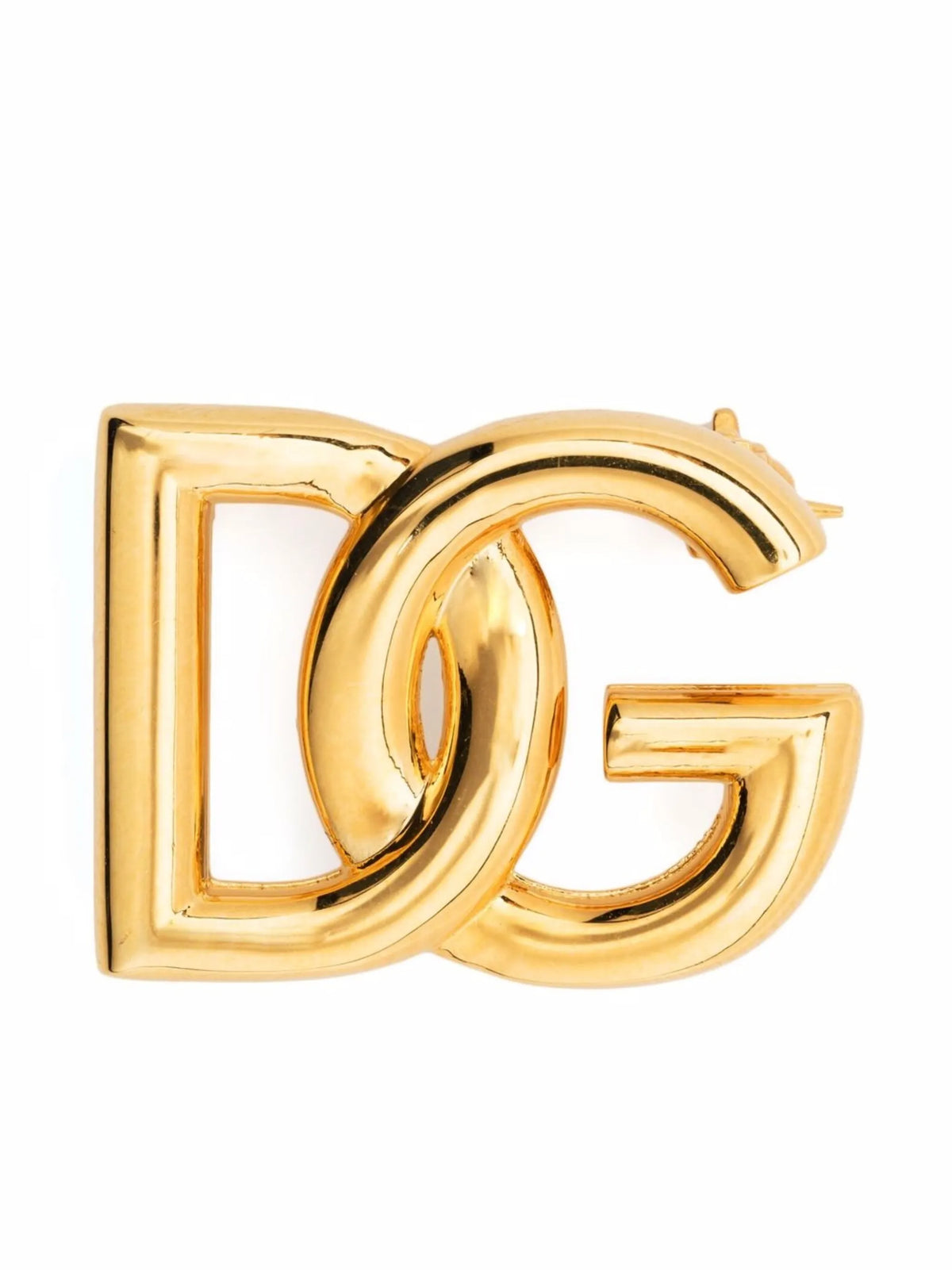interlocking logo brooch