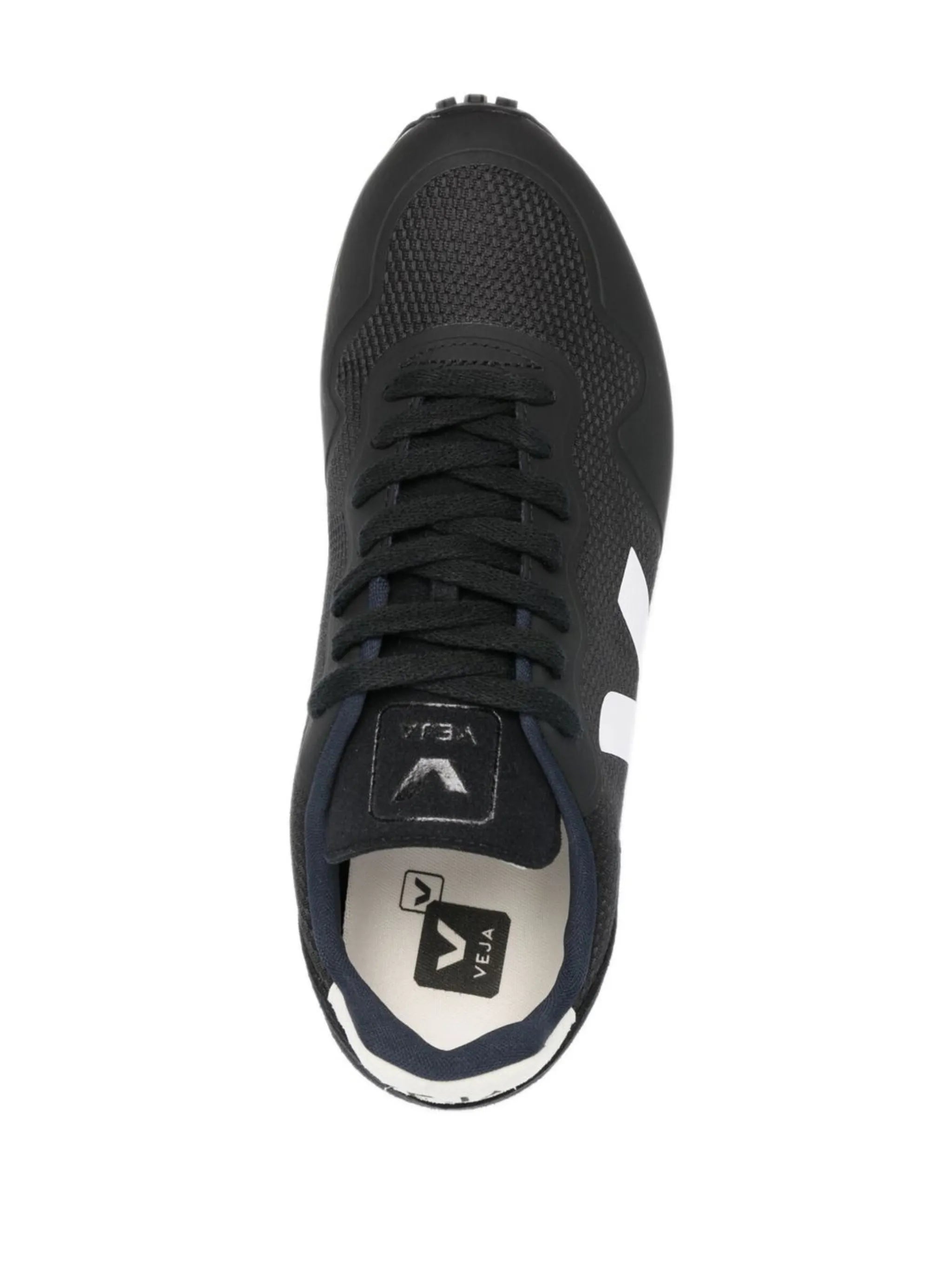 panelled low-top lace-up sneakers