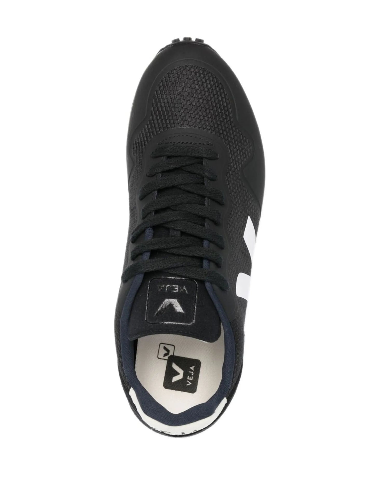 panelled low-top lace-up sneakers