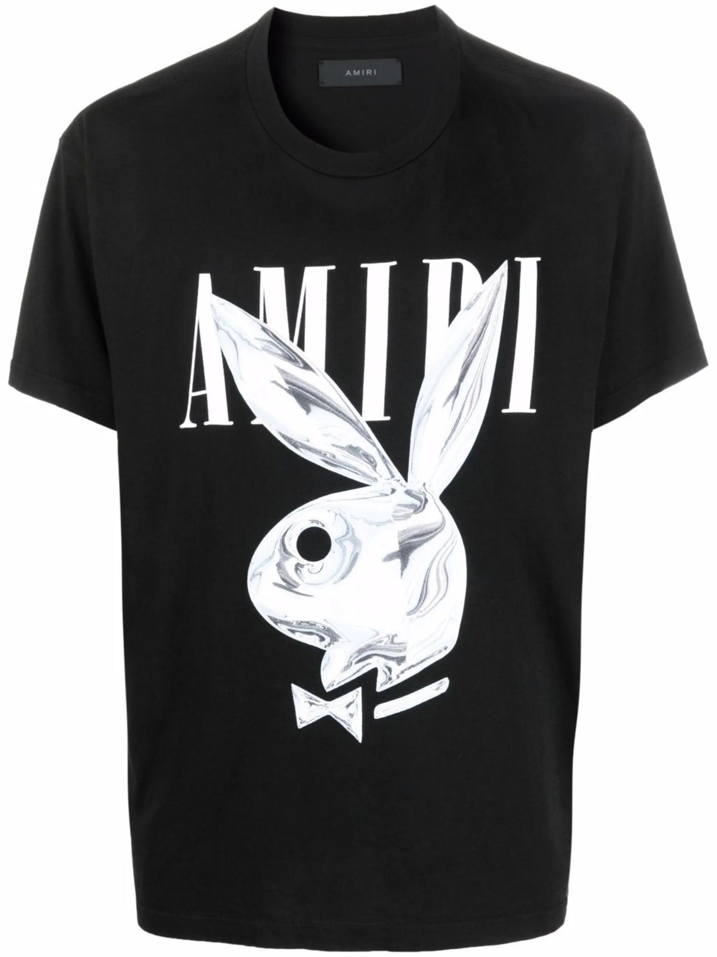 metallic Playboy logo-promo T-shirt
