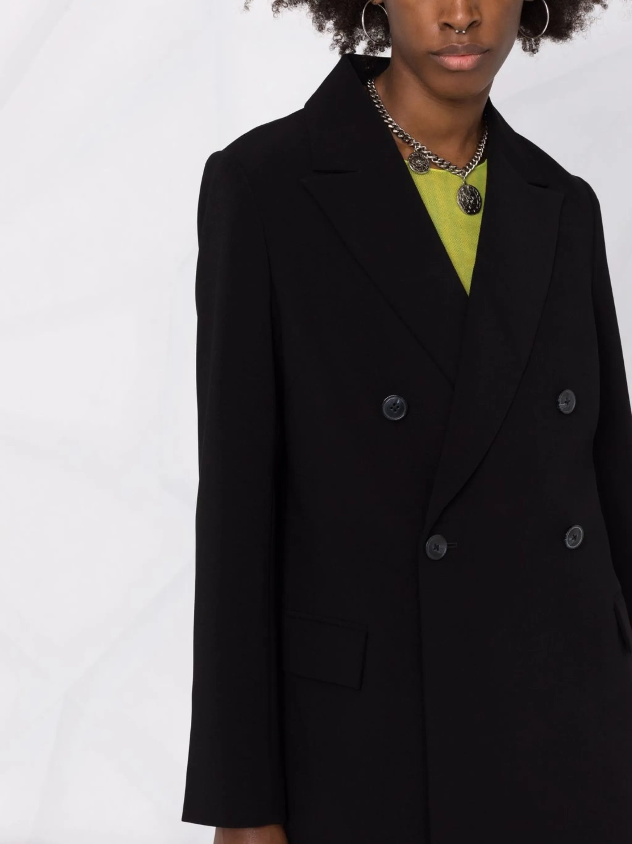 oversized double-breasted jacket