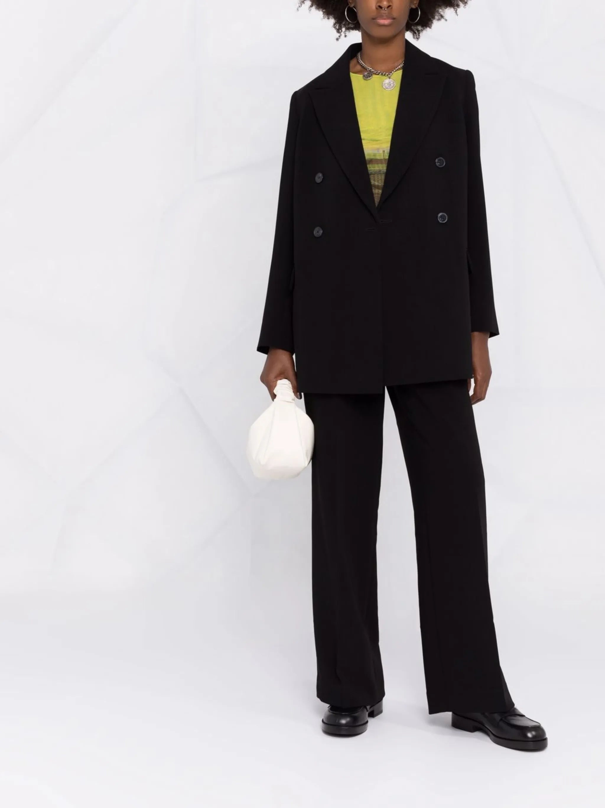 oversized double-breasted jacket