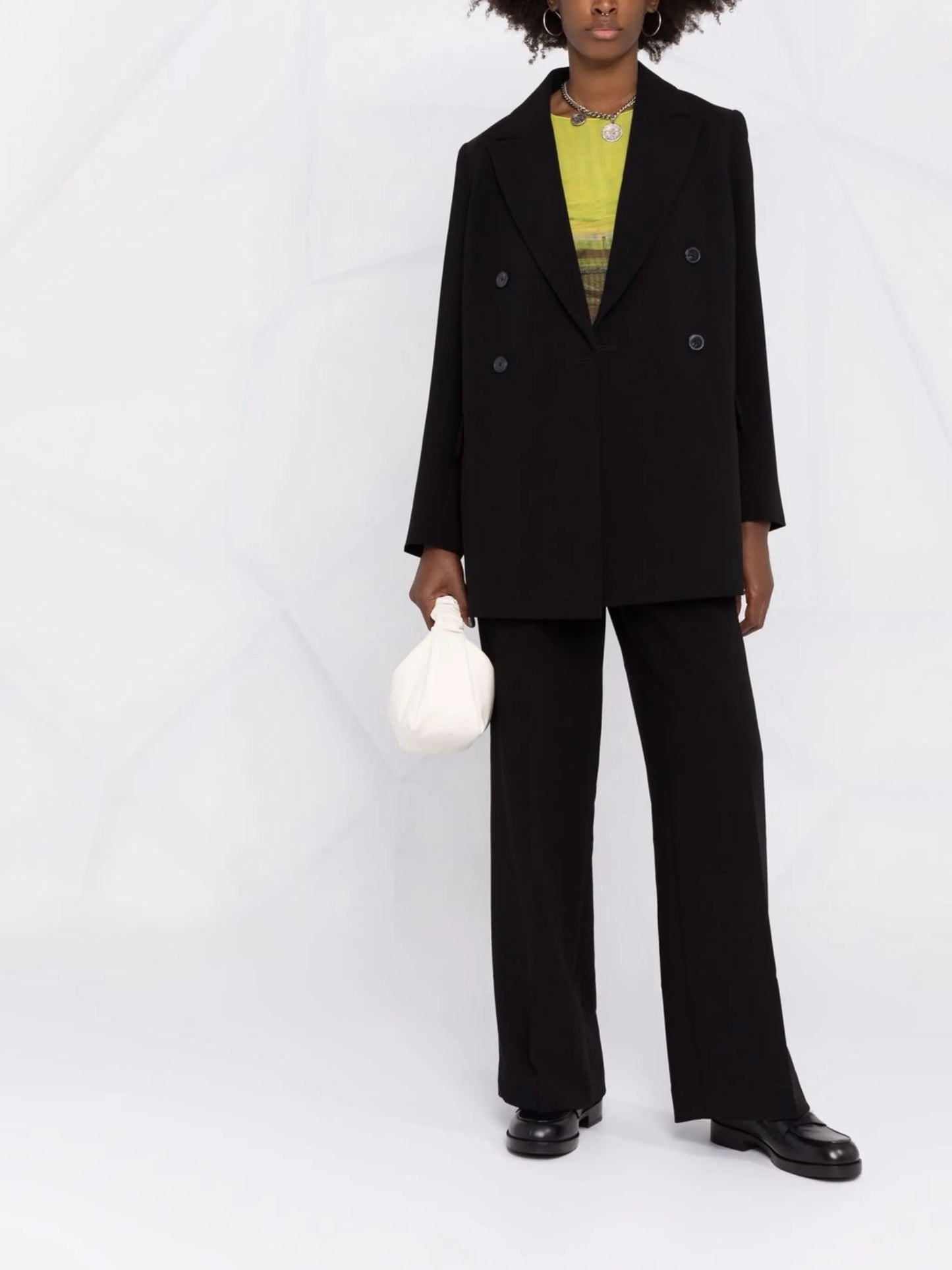 oversized double-breasted jacket