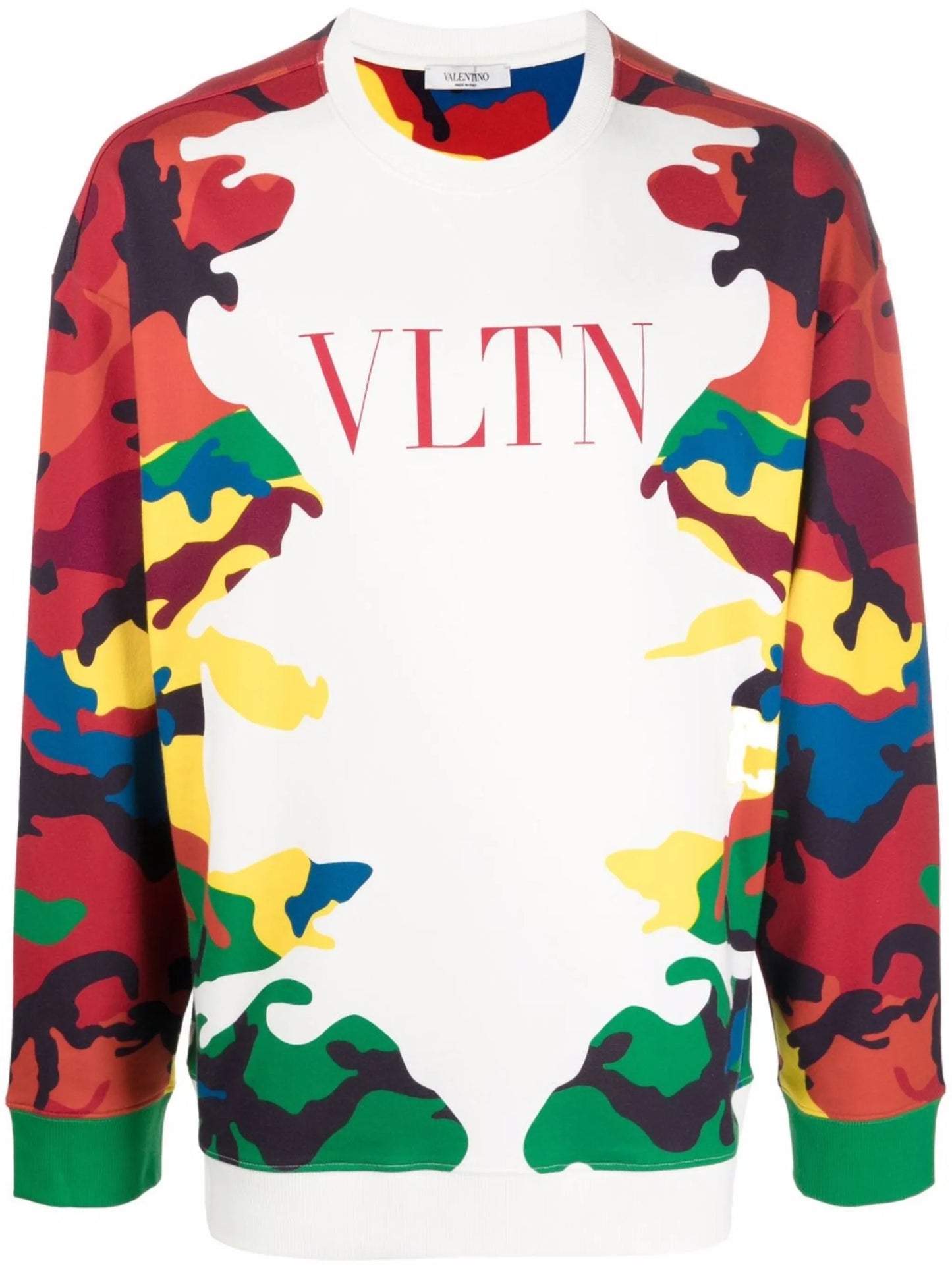 camouflage logo-print sweatshirt