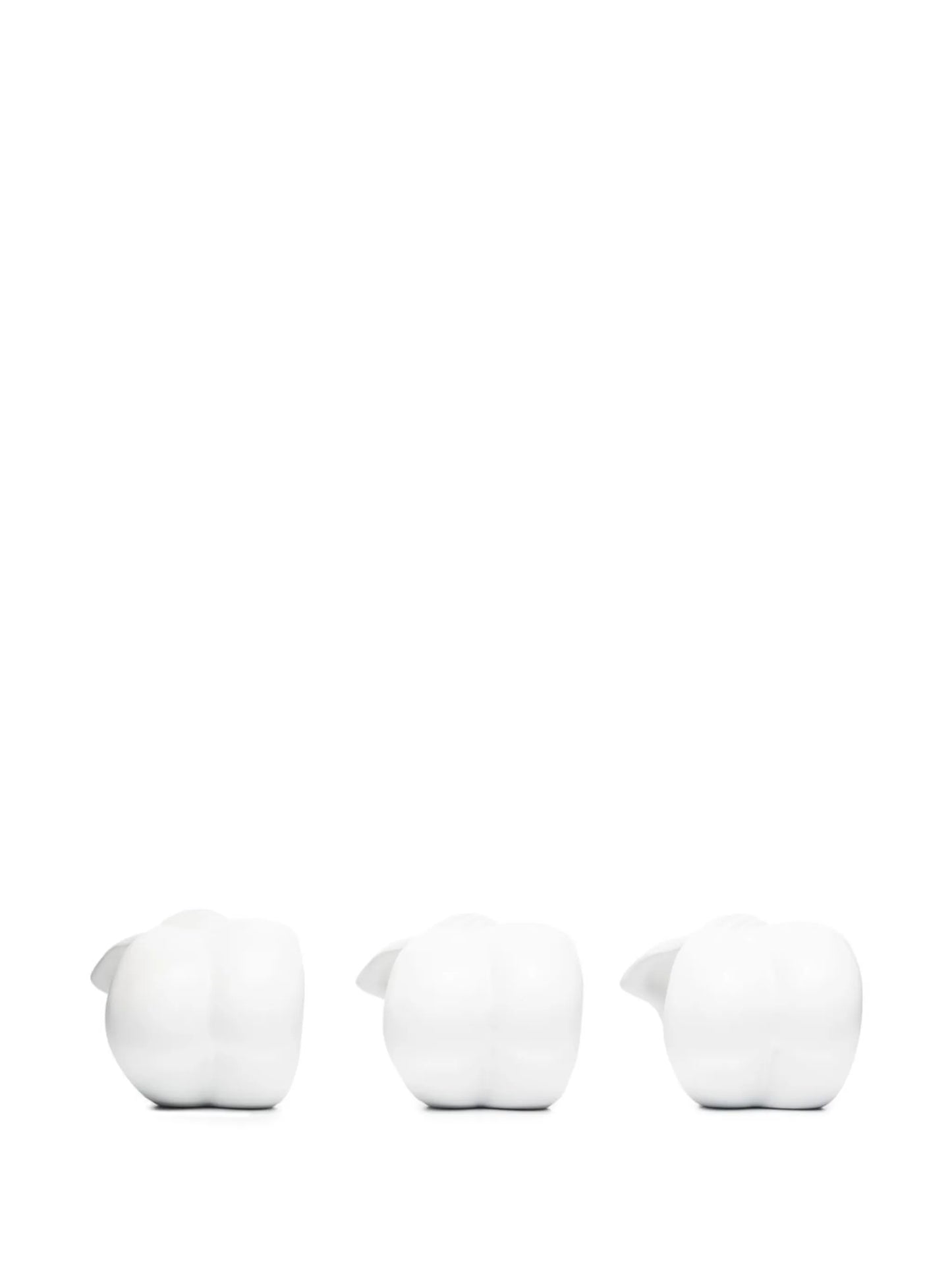 sculpted napkin ring set of 3