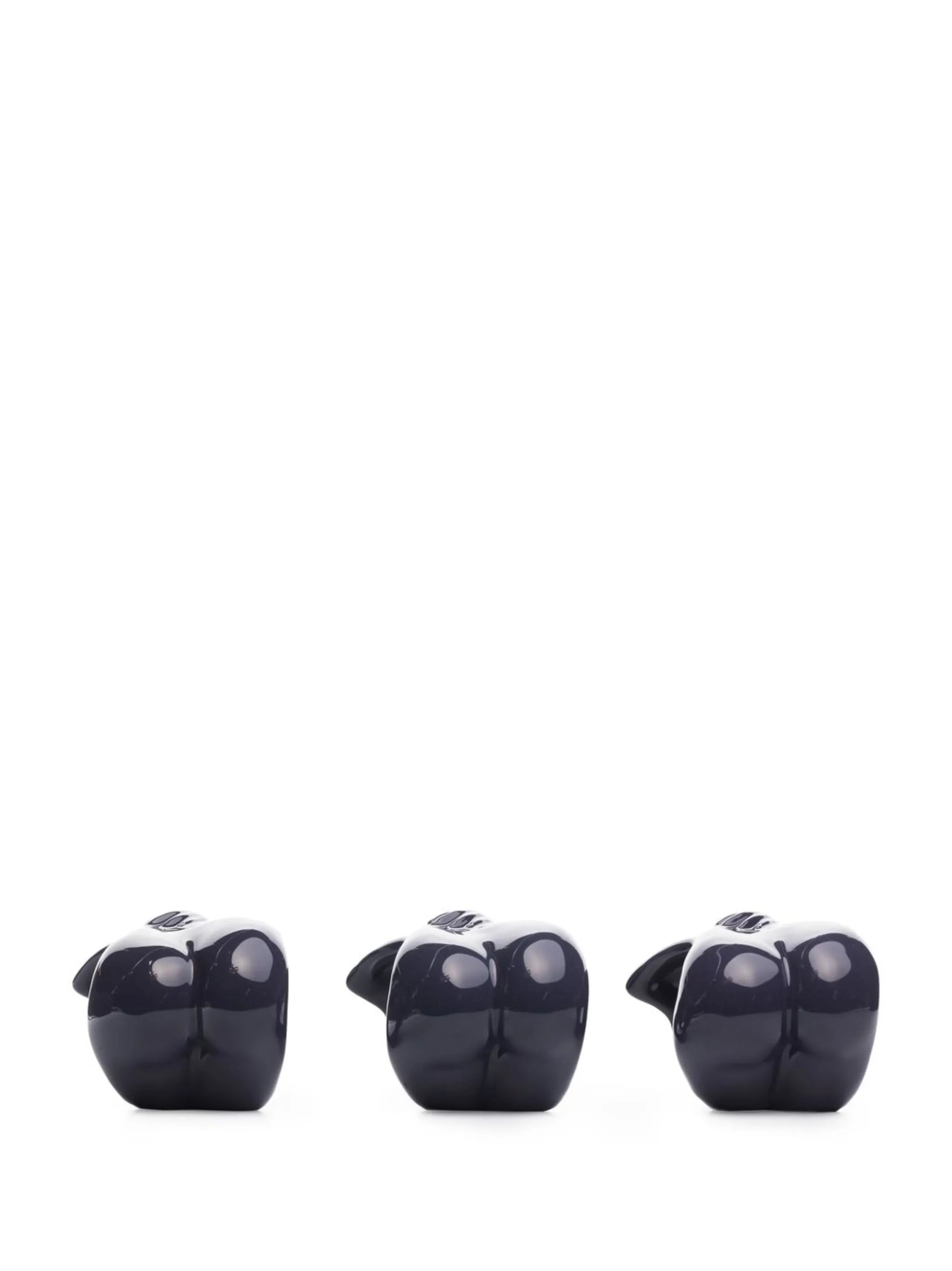 sculpted napkin ring set of 3