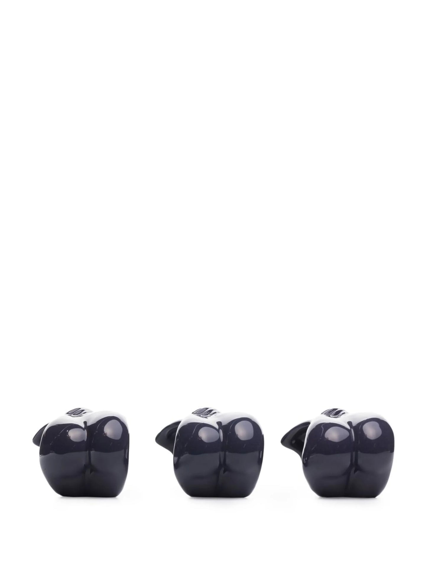 sculpted napkin ring set of 3